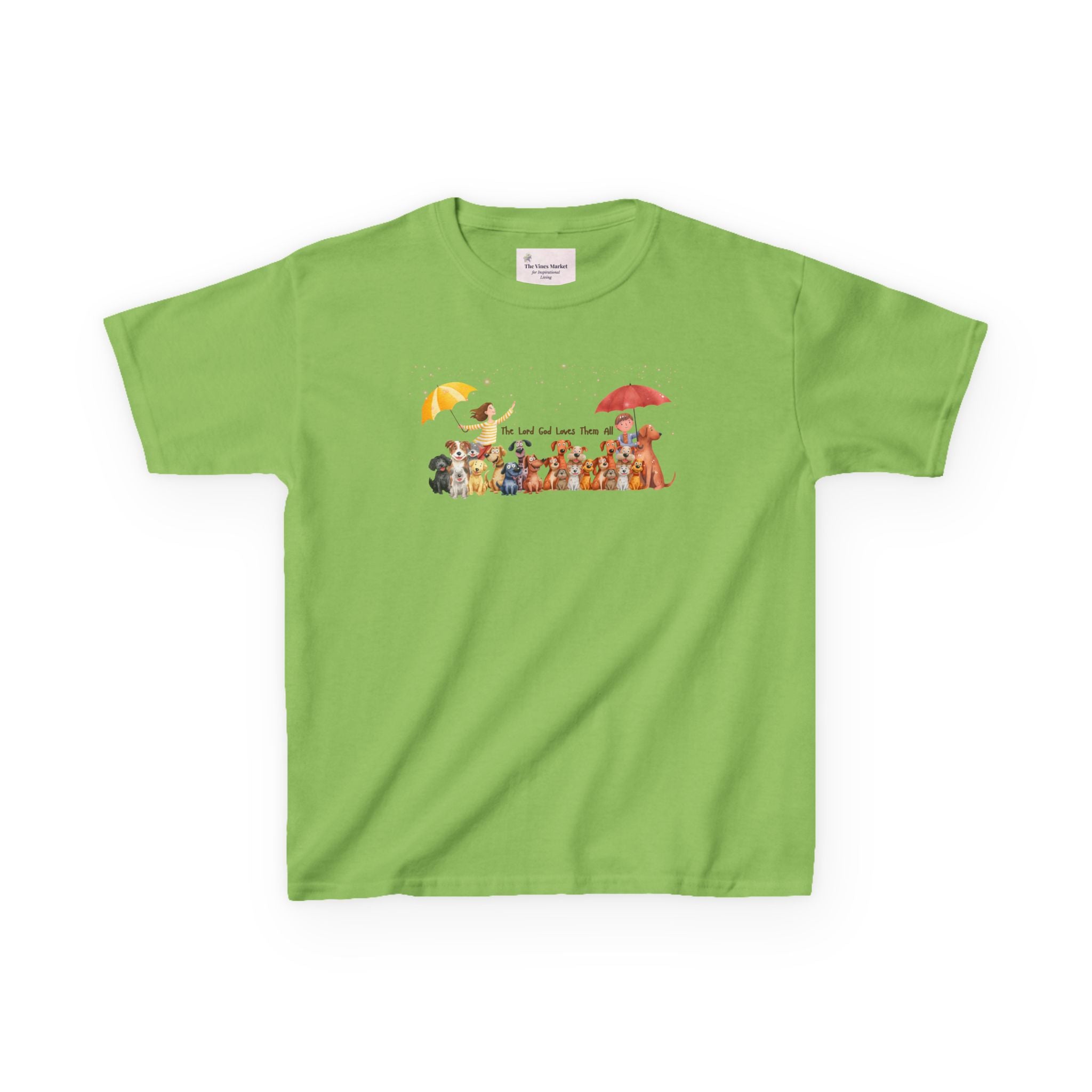 The Lord God Made Them All Kids' RelaxedTee – Unisex Pups & Joy Cotton™ Tee