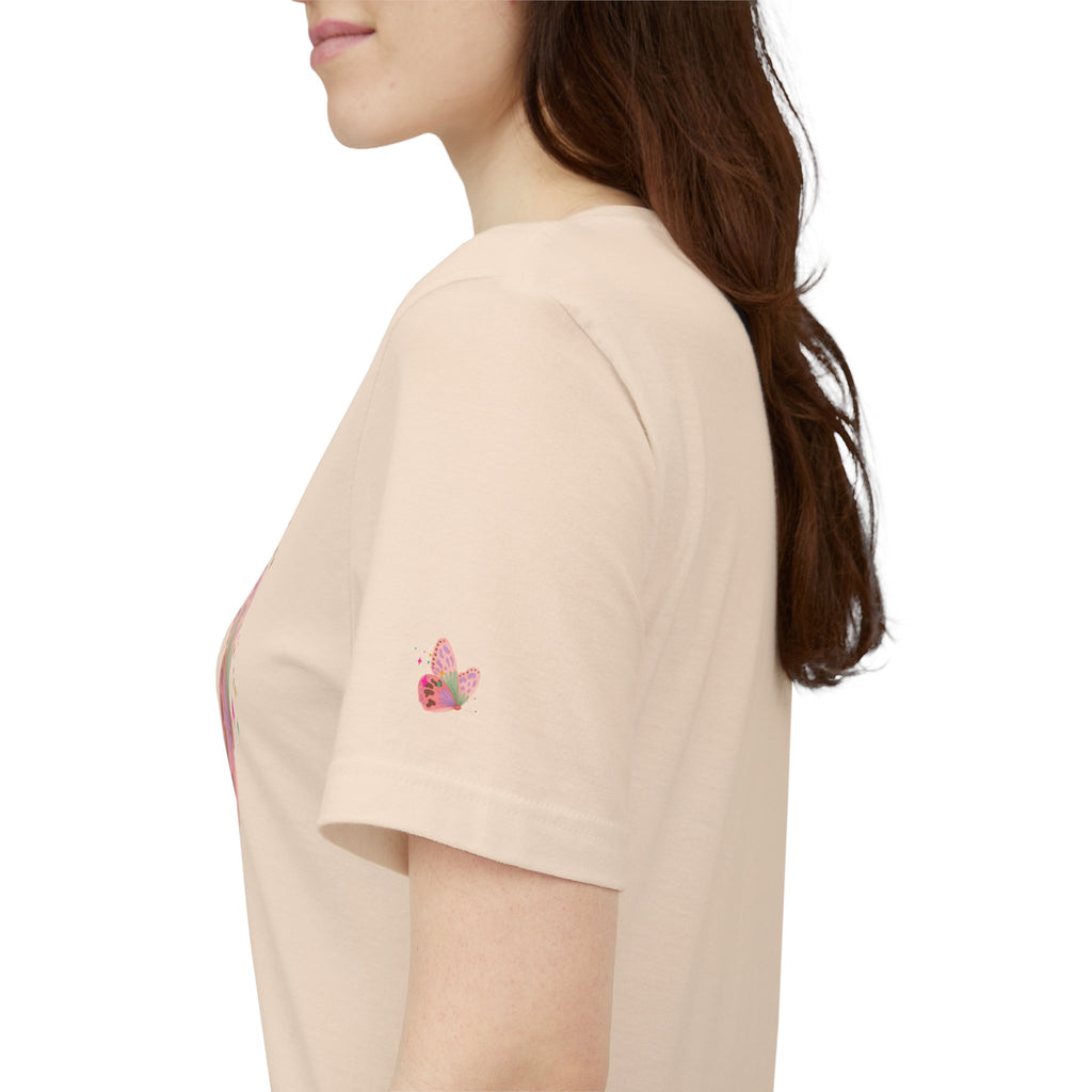 Peace and Love Imagine Tee | John Lennon 70's Butterfly Graphic T-Shirt