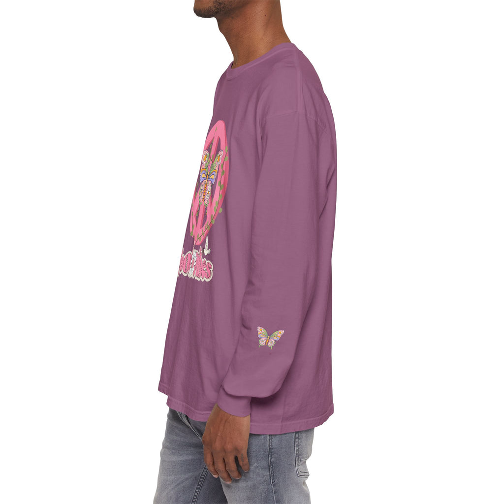Good Vibes Peace and Love Soft Long Sleeve T-Shirt for Her