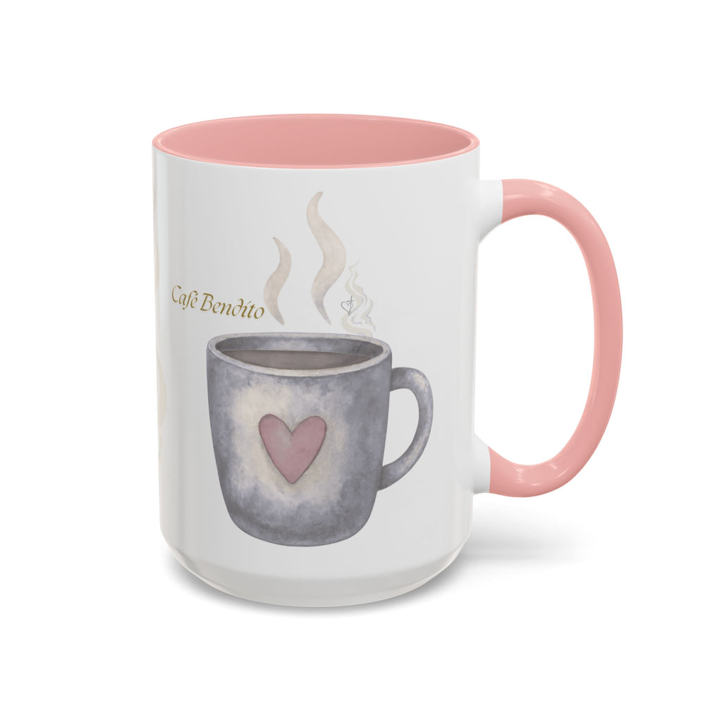 Café Bendito | Spanish Blessed Coffee Mug –Morning Grace in Every Sip (11, 15oz)