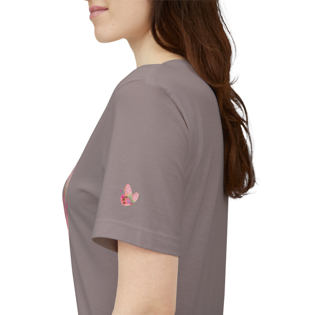 Peace and Love Imagine Tee | John Lennon 70's Butterfly Graphic T-Shirt