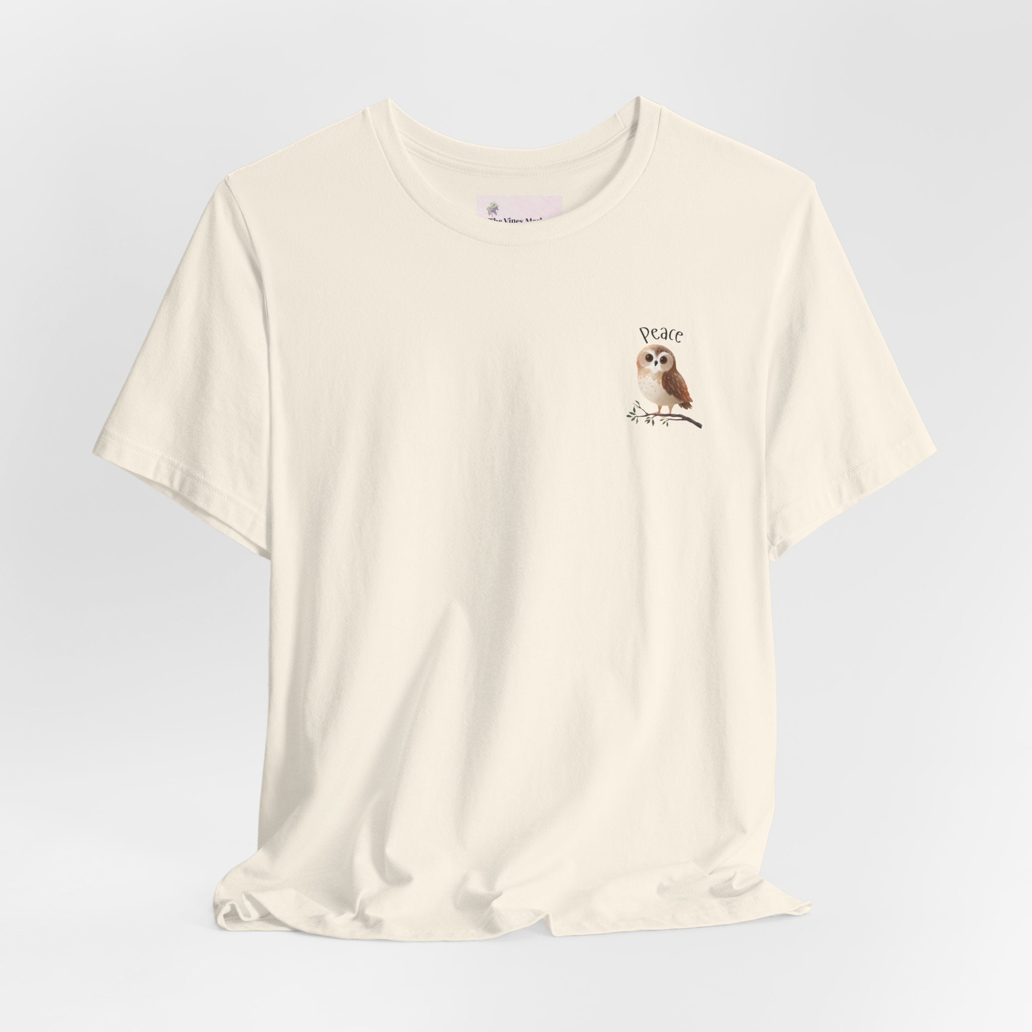 Peace and Love Comfort Tee "Every Little Thing Is Gonna Be Alright' 70's Retro -- For Her