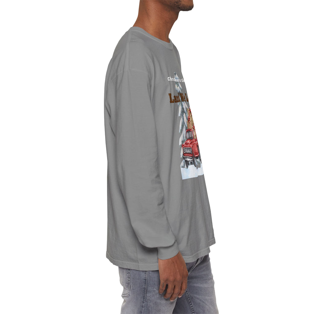 Christmas in the Land We Love Men's Long Sleeve Tee