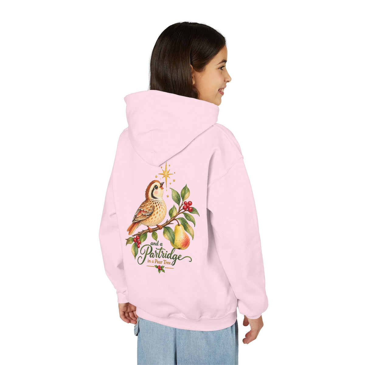 And a Partridge in a Pear Tree | Kids' Christmas Hoodie