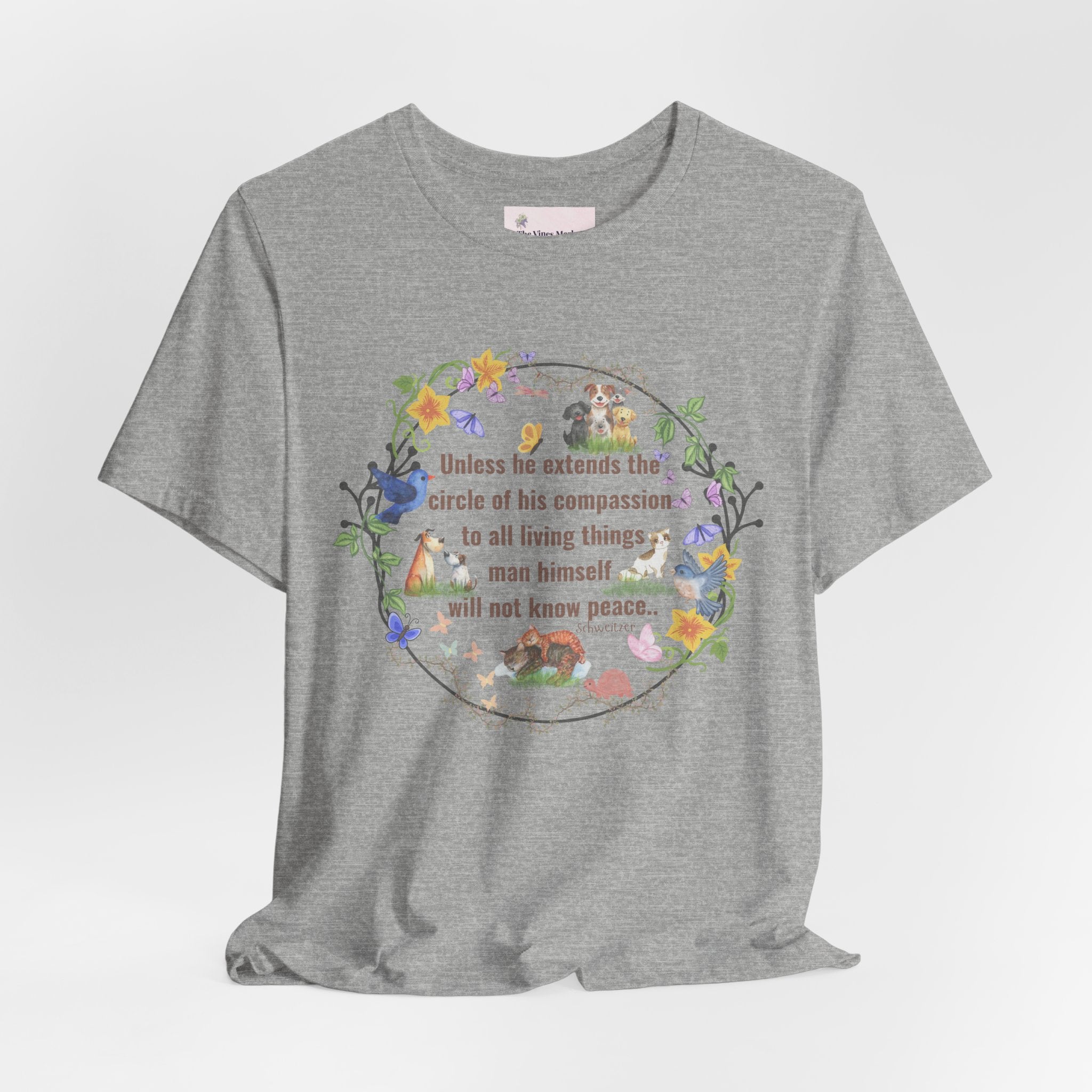 Circle of Compassion - Schweitzer Unisex Relaxed Comfort Tee