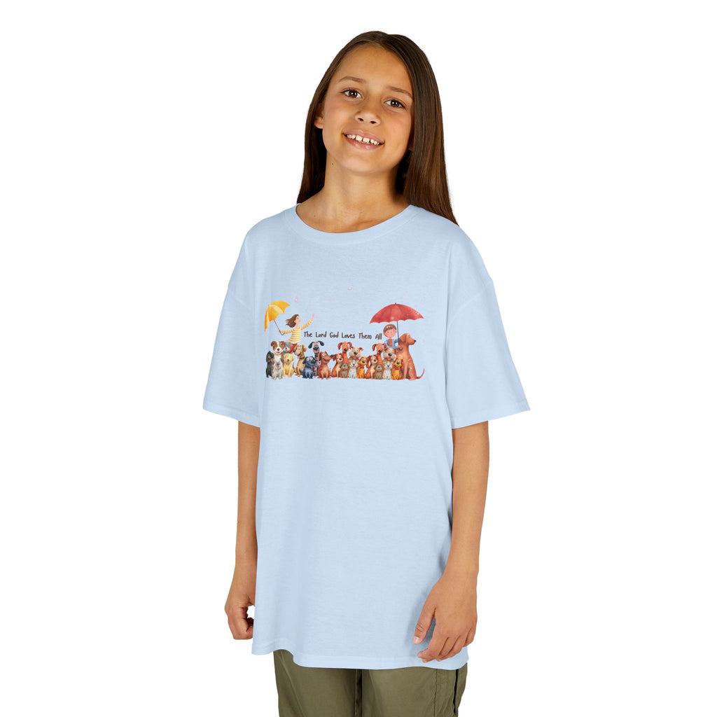 The Lord God Made Them All Kids' RelaxedTee – Unisex Pups & Joy Cotton™ Tee