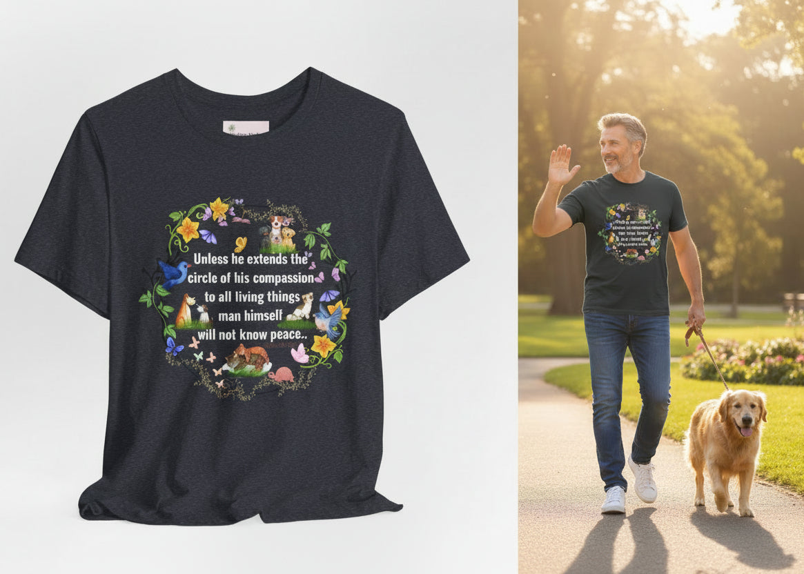 Circle of Compassion - Schweitzer Unisex Relaxed Comfort Tee