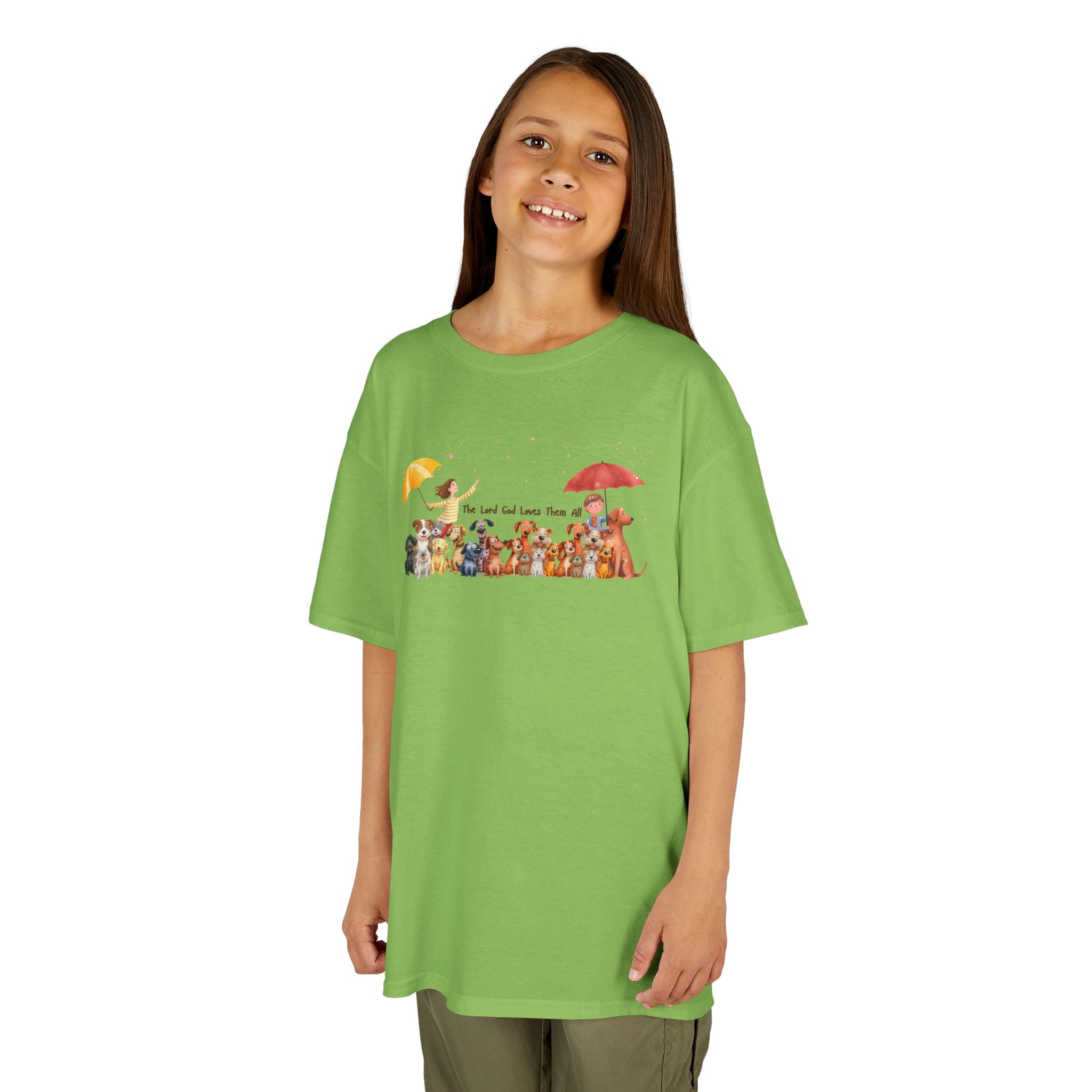 The Lord God Made Them All Kids' RelaxedTee – Unisex Pups & Joy Cotton™ Tee