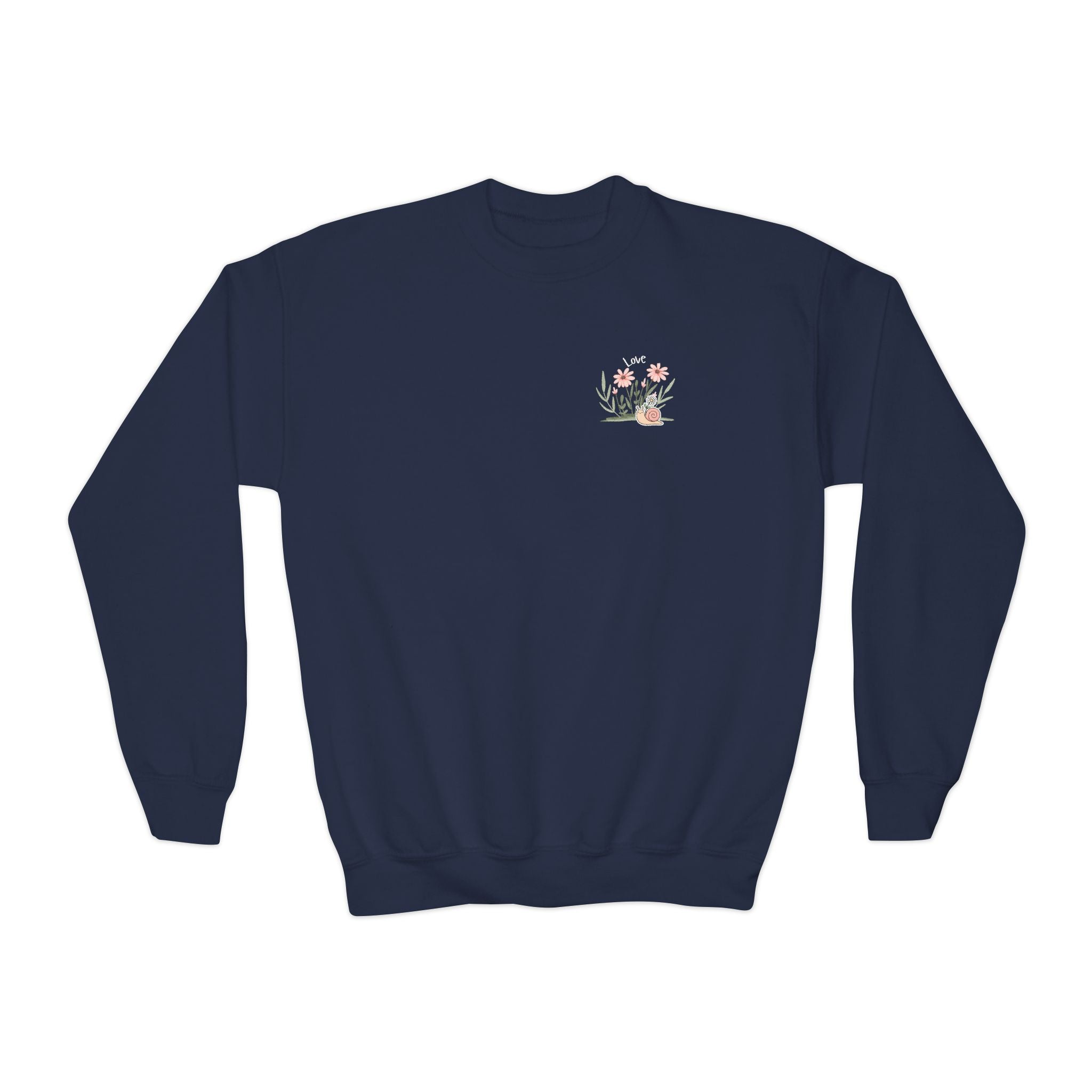 Youth Female Retro Crewneck Sweatshirt:  All You Need is Love