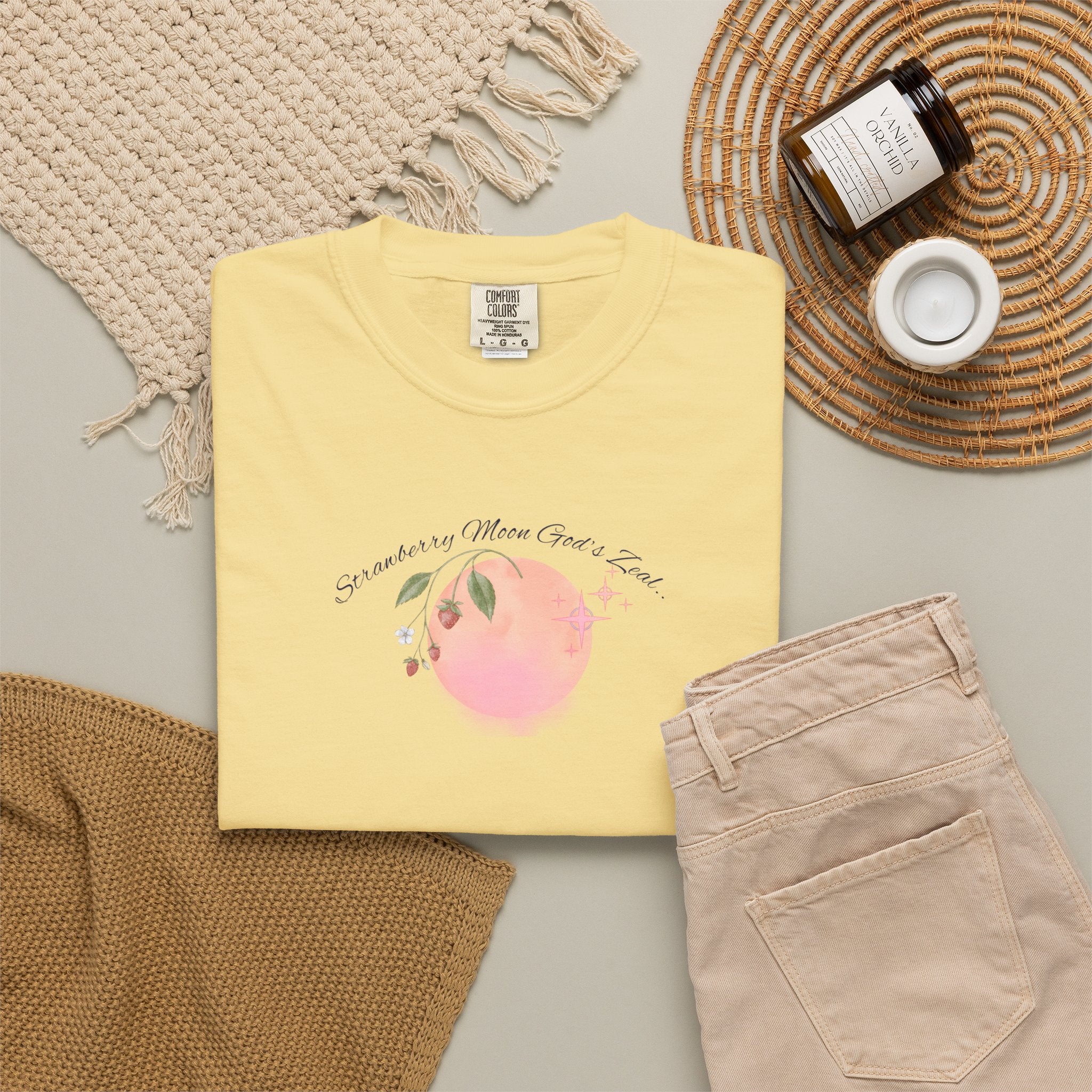 Strawberry Moon Devotional Tee
