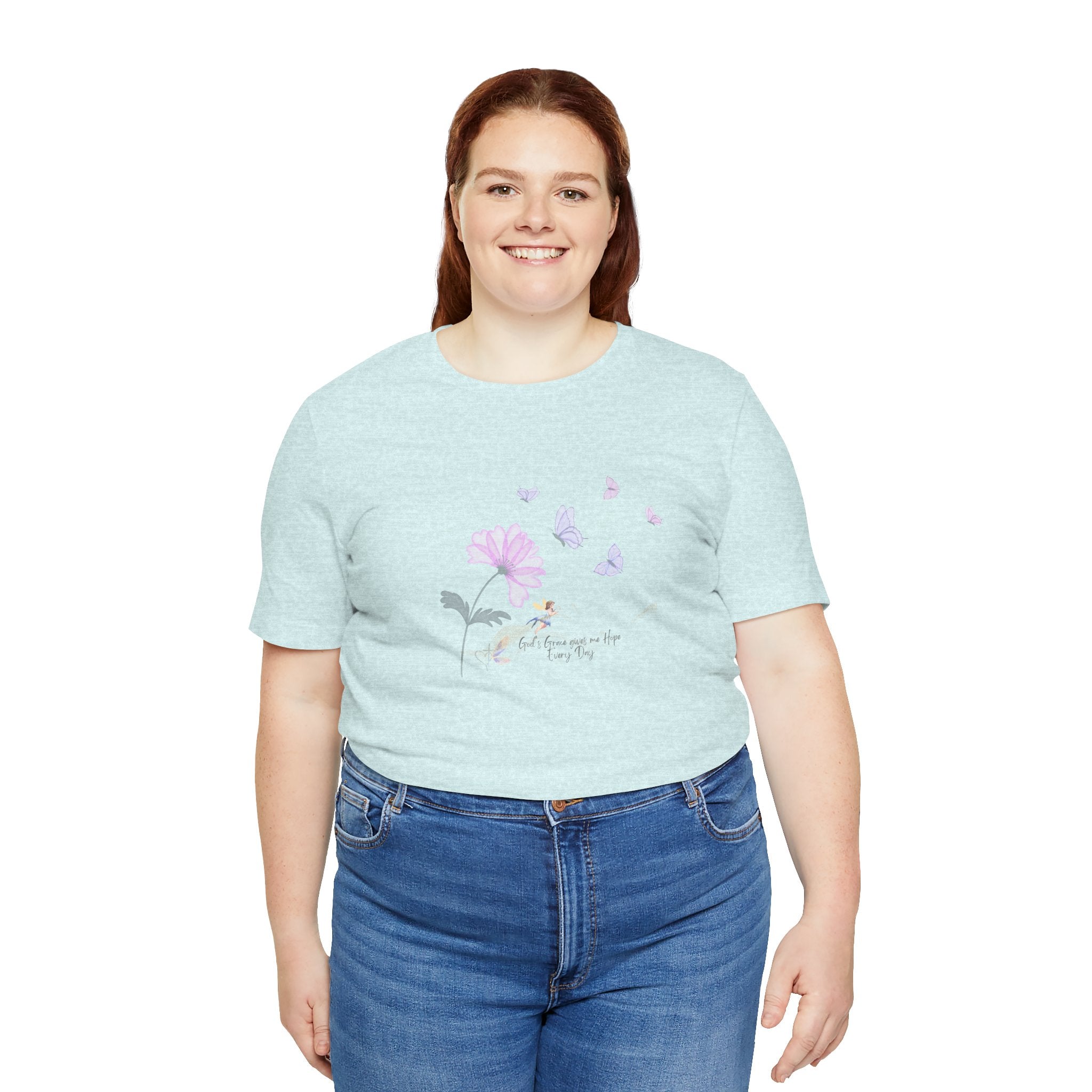 God's Grace Gives Me Hope Tee – Butterflies & Bloom