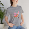 Relaxed Adult Female Comfort Tee: Hope & Rebirth Floral Tee – Easter Collection