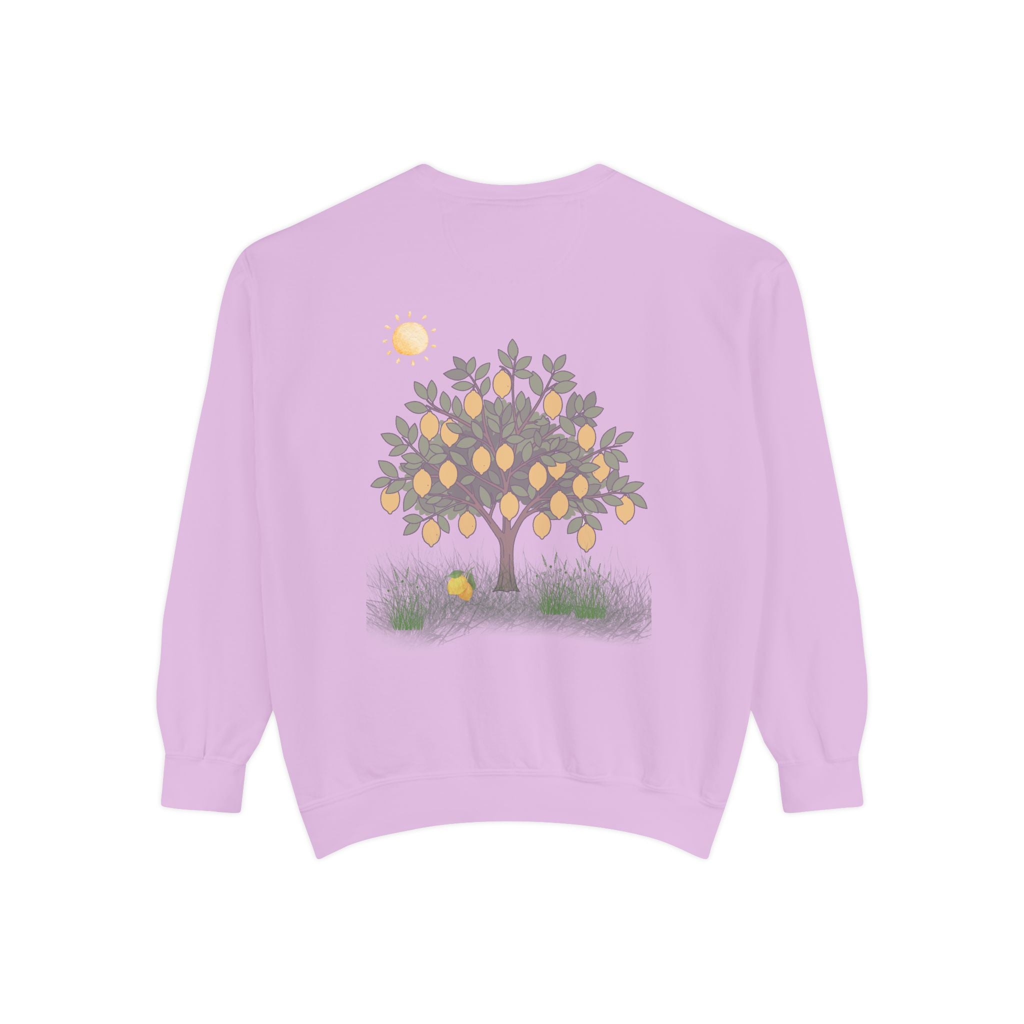 Nourish My Soul | Lemon Tree Comfort Colors Crewneck Sweatshirt – Faith & Soul Care Adult Female