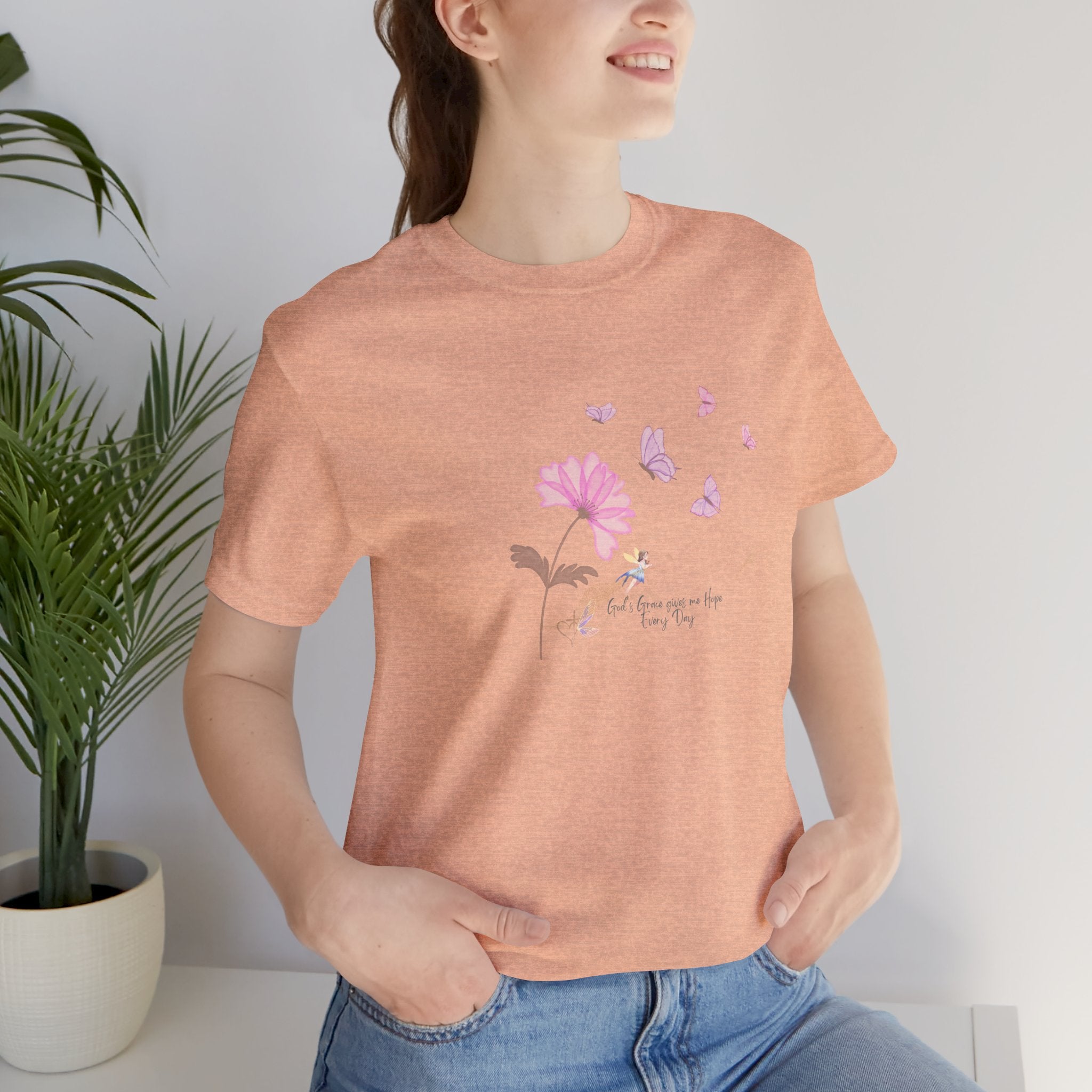 God's Grace Gives Me Hope Tee – Butterflies & Bloom