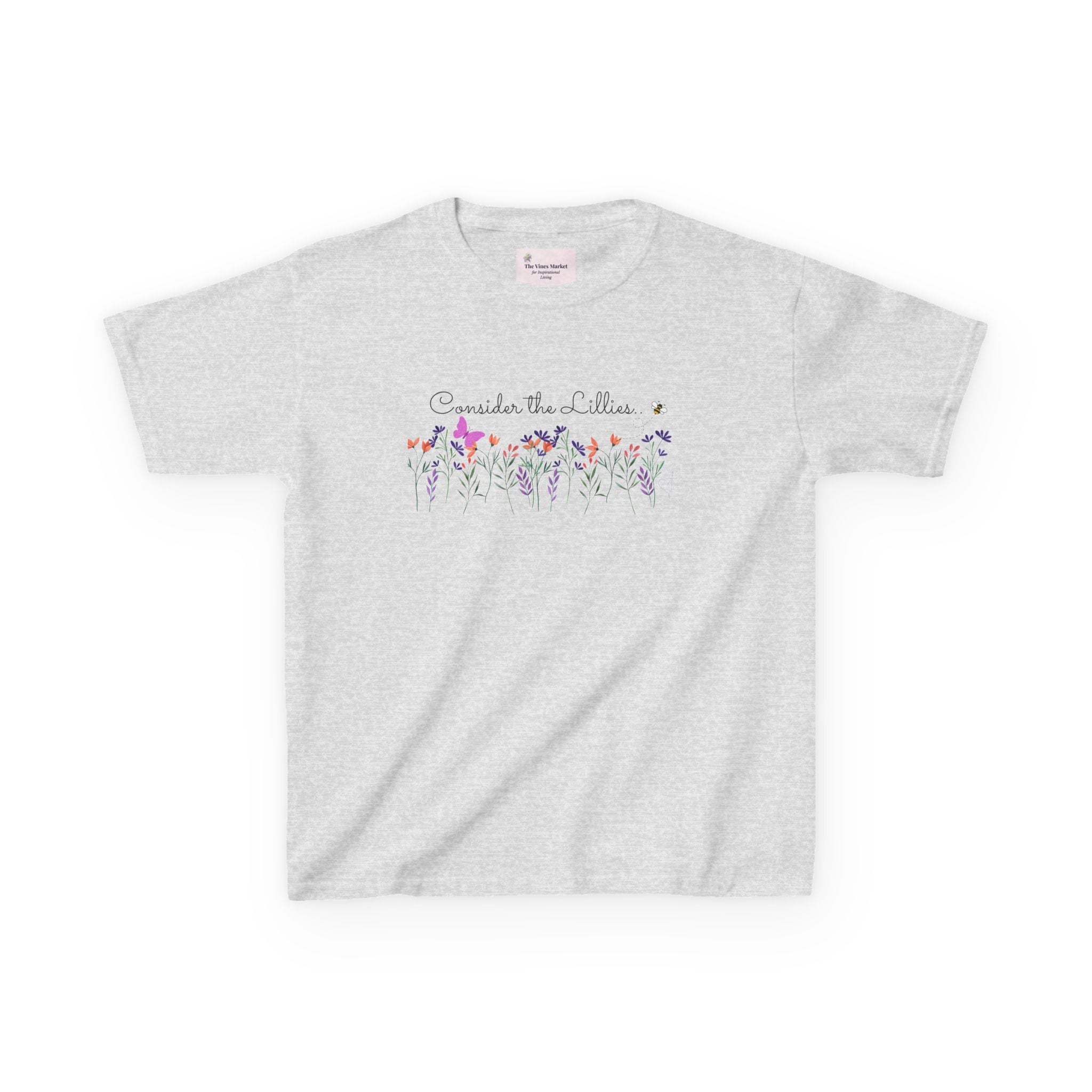 Consider the Lilies Girls' Tee – Love & Grace in Bloom  Kids Cotton™ Tee