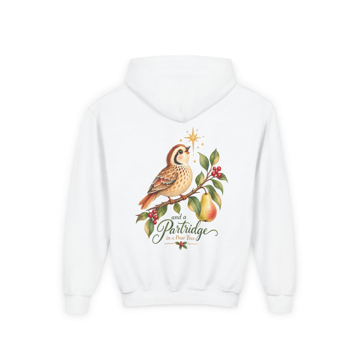 And a Partridge in a Pear Tree | Kids' Christmas Hoodie