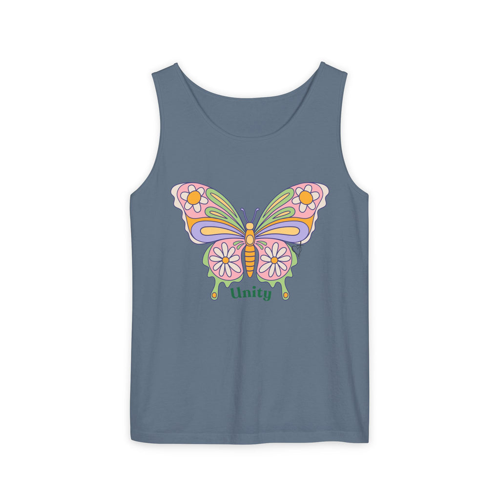 Soft Garment-Dyed Tank Top for Her:  Unity Heals
