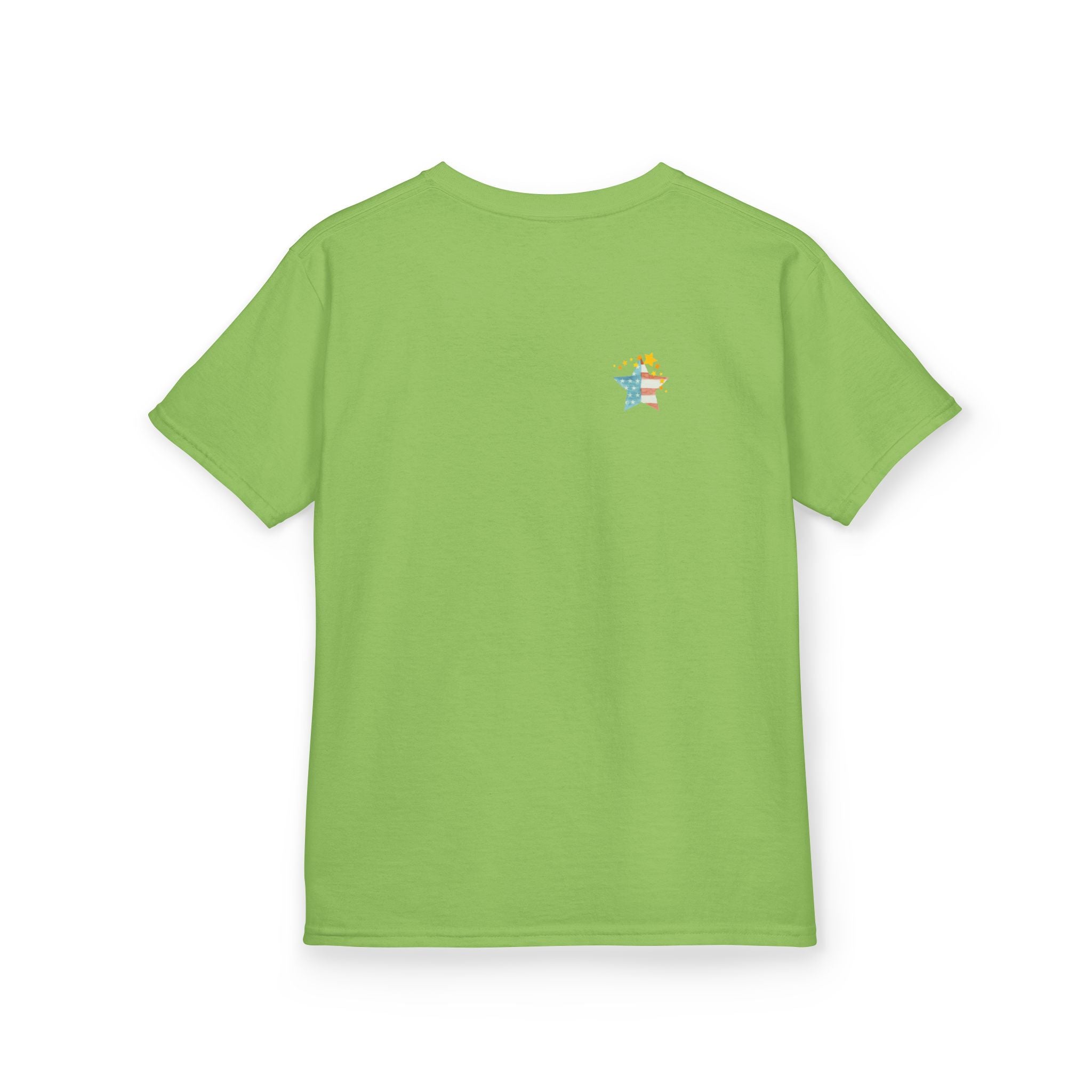 Under God | Watercolor Star Flag Kids T-Shirt Unisex Kids Heavy Cotton™ Tee