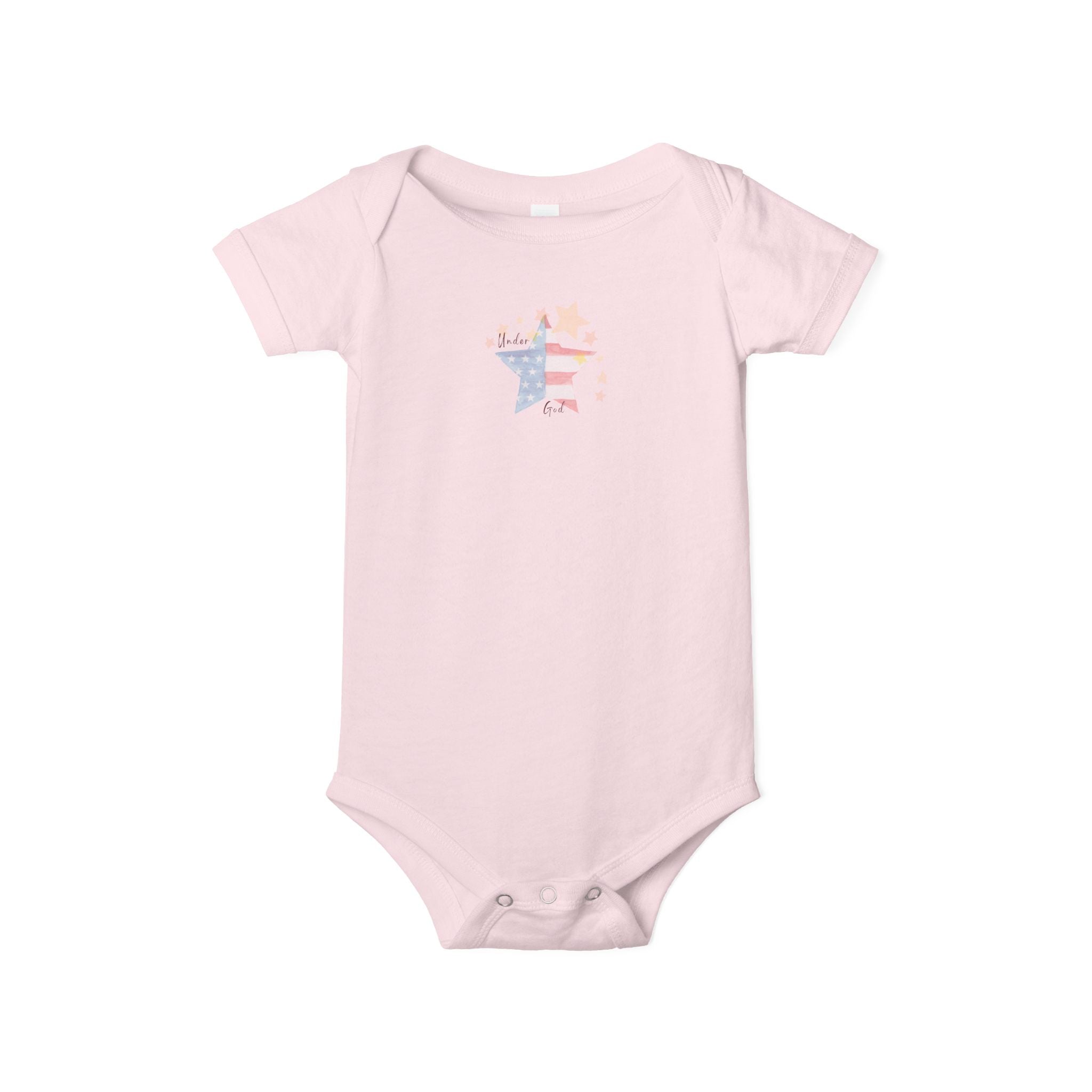 Under God | Watercolor Star Baby Onesie  Infant Unisex Jersey One Piece
