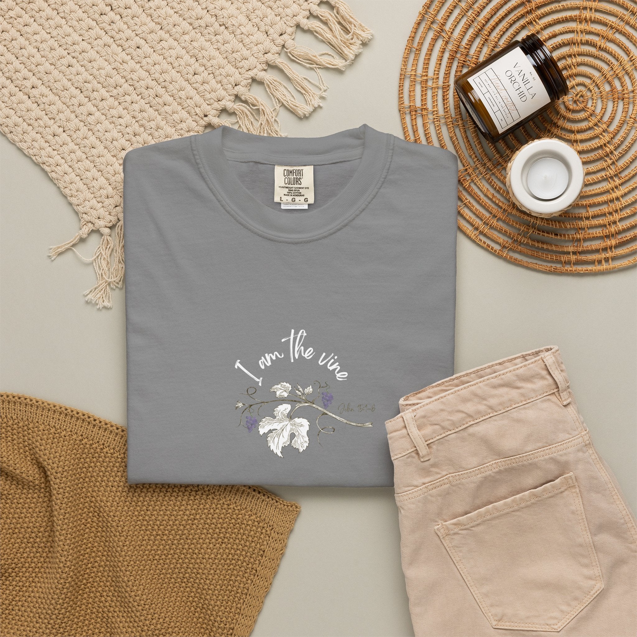"I am the Vine":   Soft Relaxed Tee