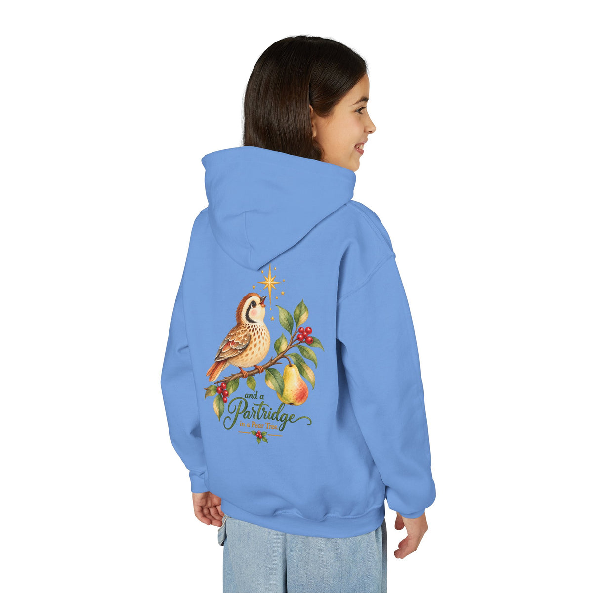 And a Partridge in a Pear Tree | Kids' Christmas Hoodie