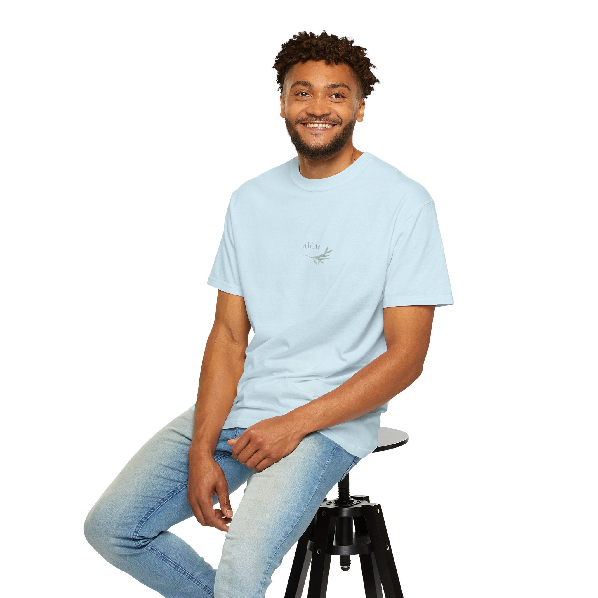 Abide -- Olive Branch  Peace Unisex Relaxed Tee