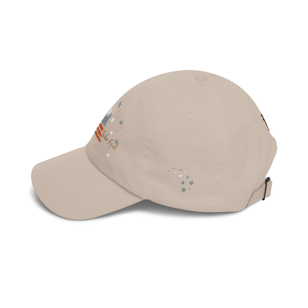 One Nation Under God | Embroidered Stars & Flag Dad Cap