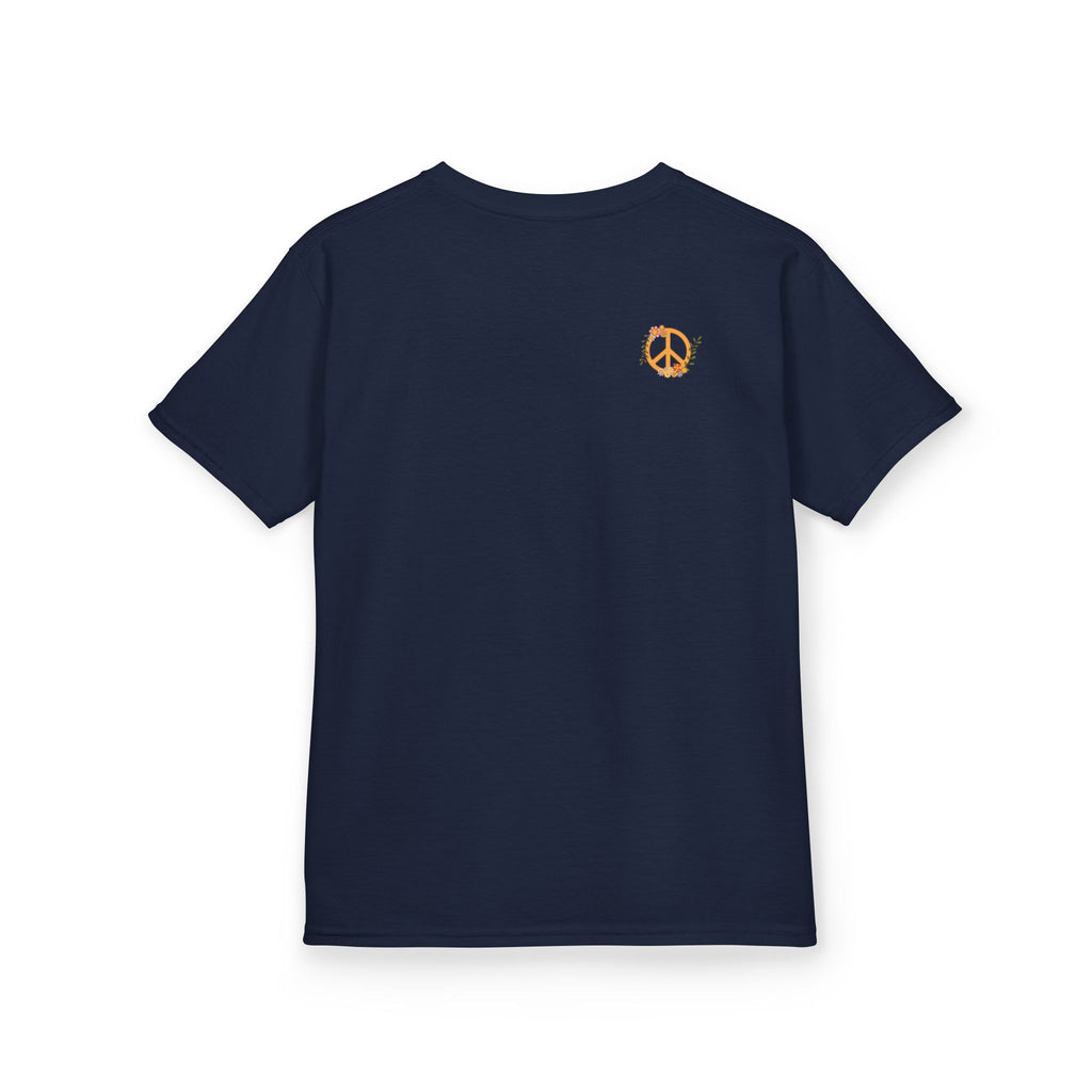 Kids Unisex Tee:  Peace and Love