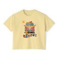 Adult Women's Boxy Tee:  Grove Out:  Peace and Love