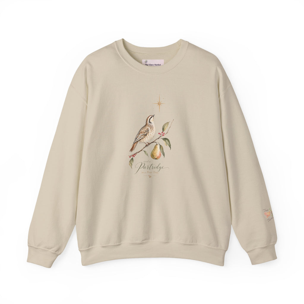And a Partridge in a Pear Tree | Women's Christmas Crewneck Sweatshirt