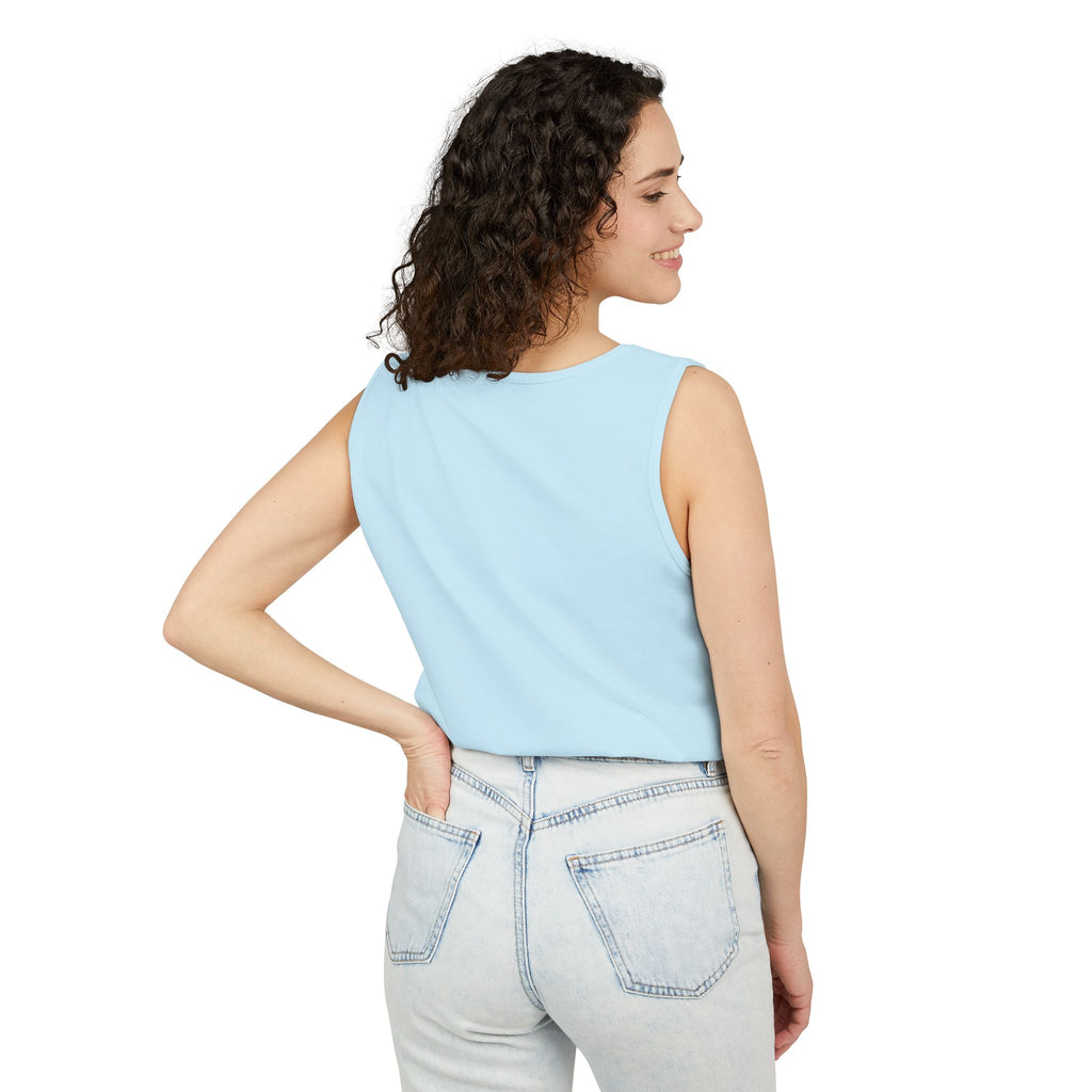 Soft Garment-Dyed Tank Top for Her:  Unity Heals