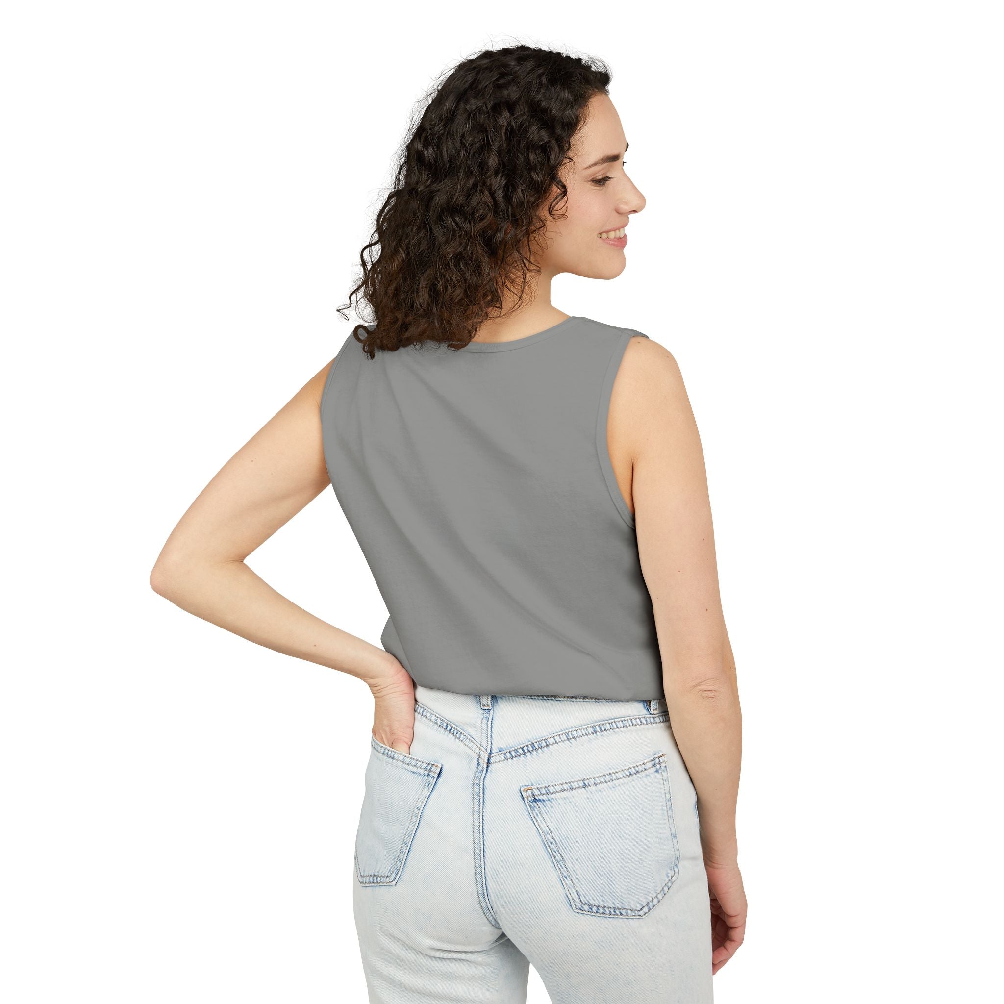 Soft Garment-Dyed Tank Top for Her:  Unity Heals