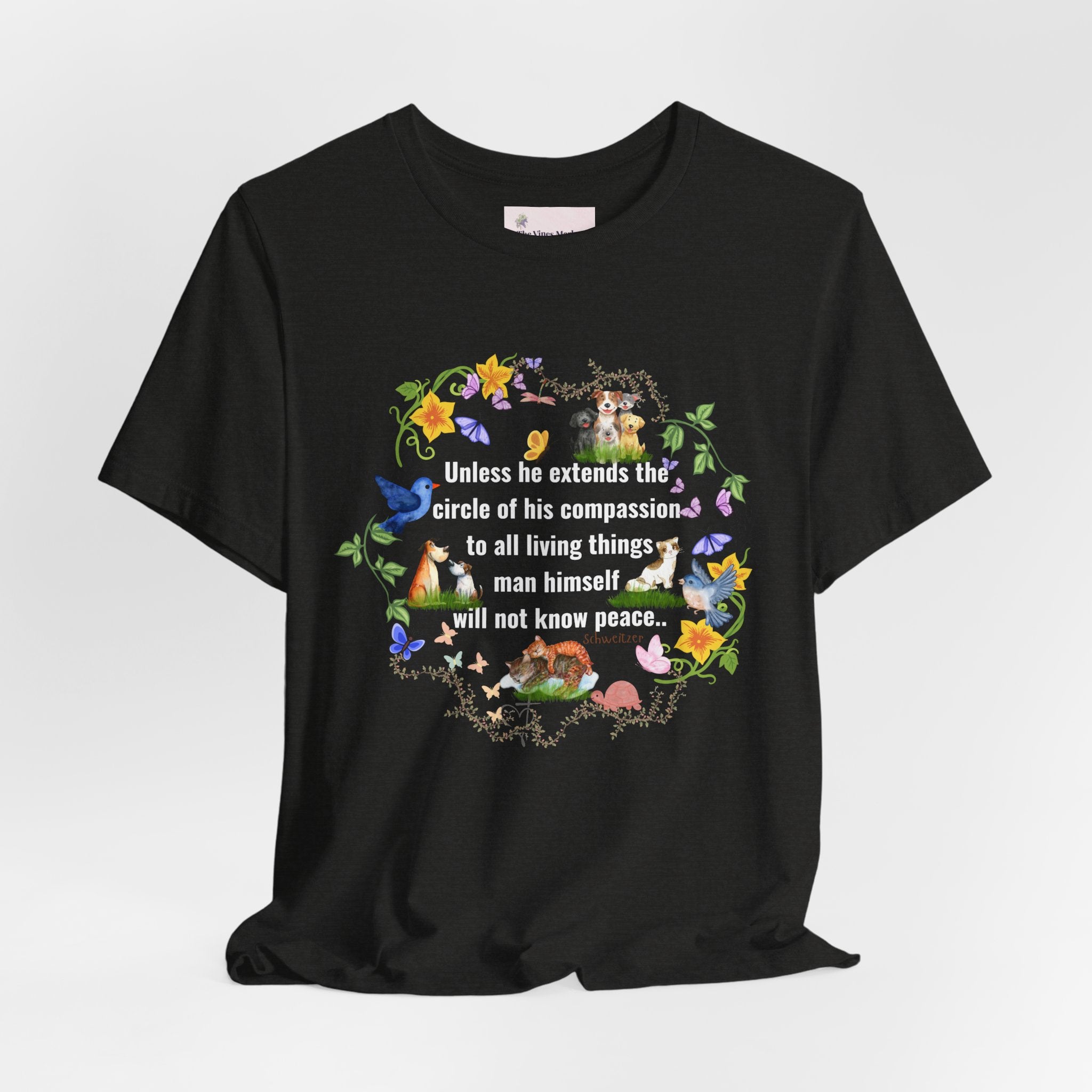 Circle of Compassion - Schweitzer Unisex Relaxed Comfort Tee