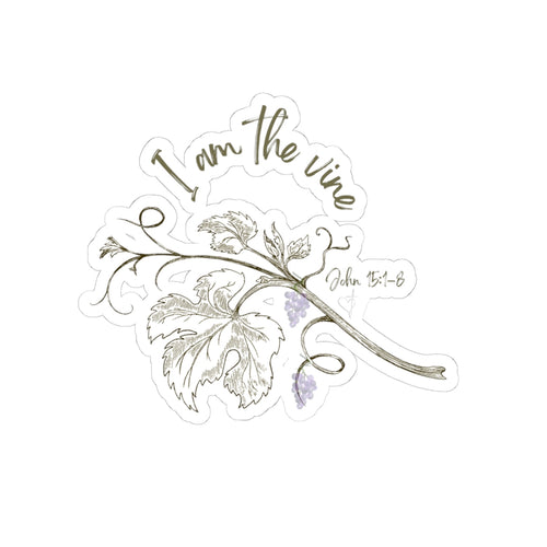 "I am the Vine"   Vinyl Sticker