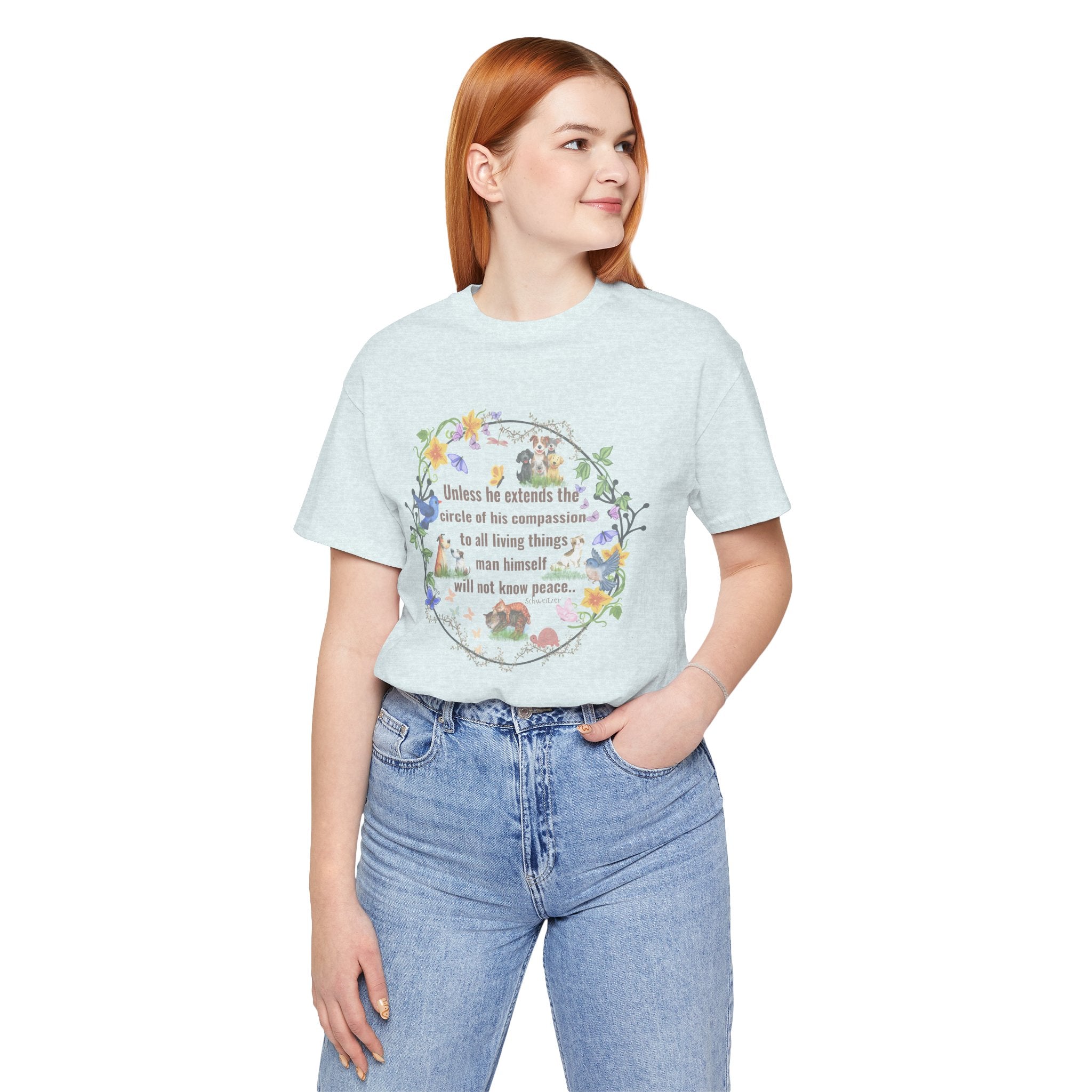 Circle of Compassion - Schweitzer Unisex Relaxed Comfort Tee