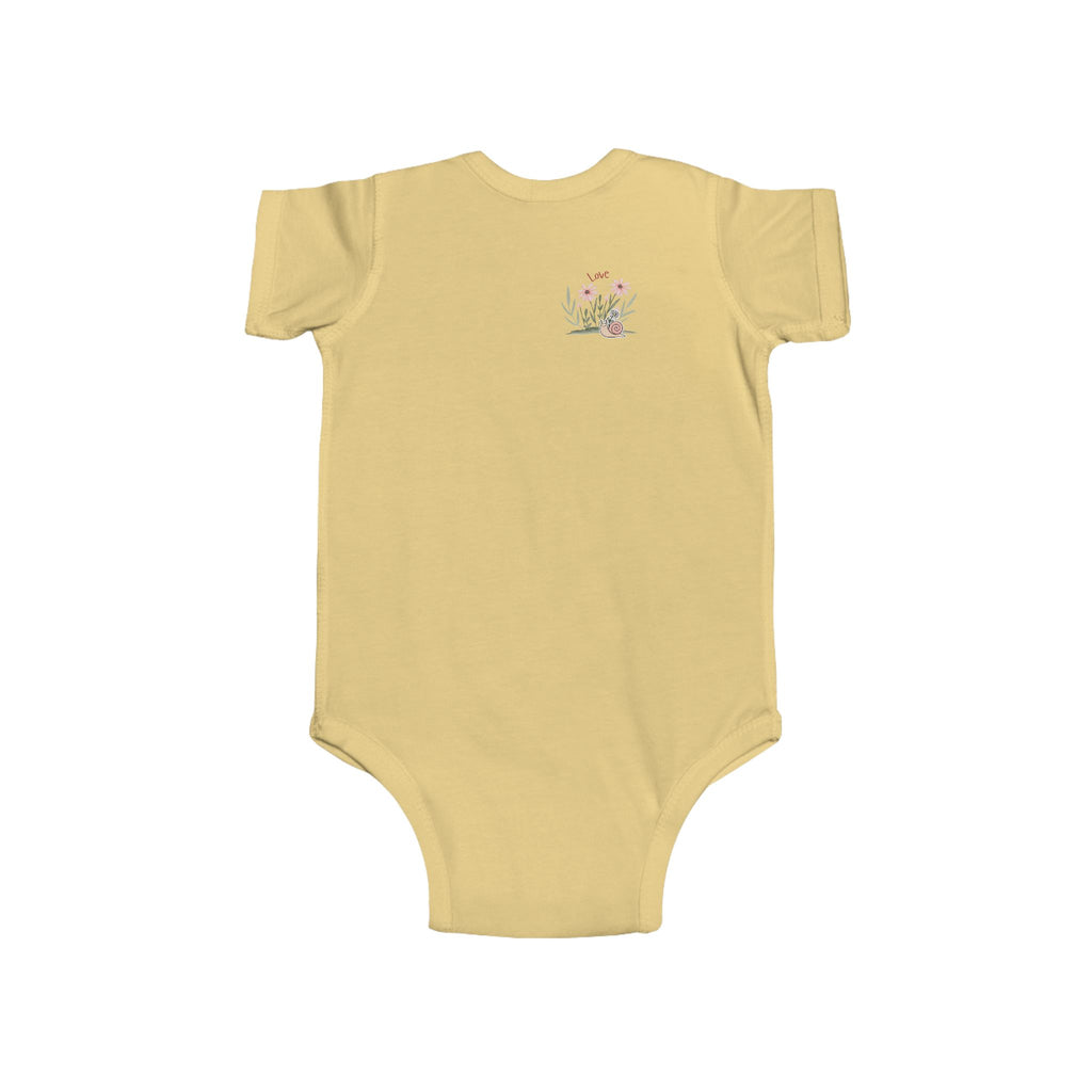 Infant Fine Jersey Retro Bodysuit:  All You Need is Love