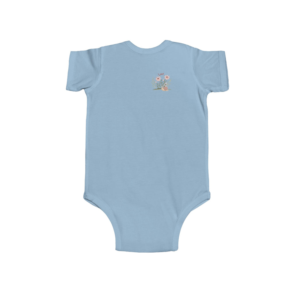 Infant Fine Jersey Retro Bodysuit:  All You Need is Love