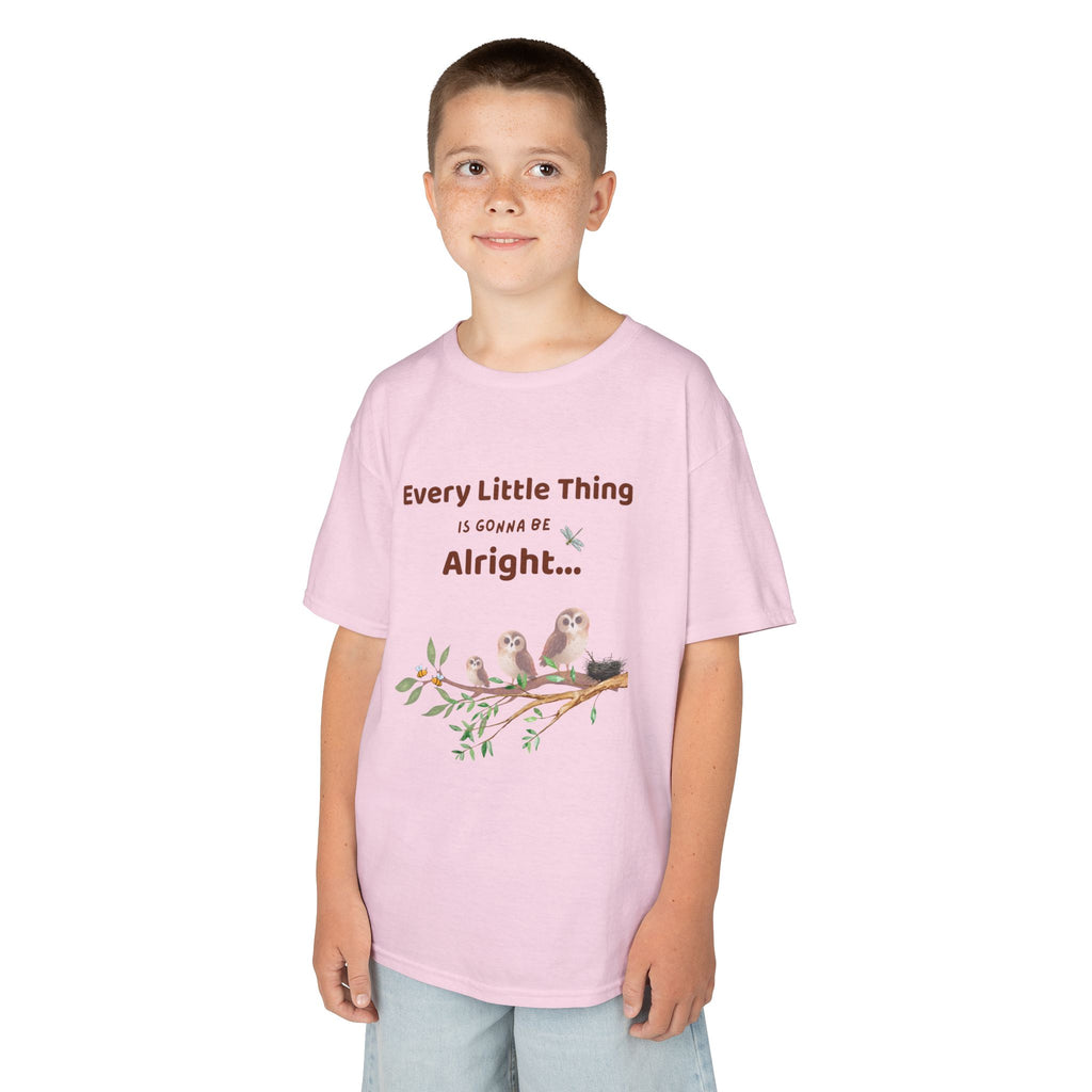 Peace and Love Kids Unisex Tee Shirt:  Every Little Thing is Gonna Be Alright