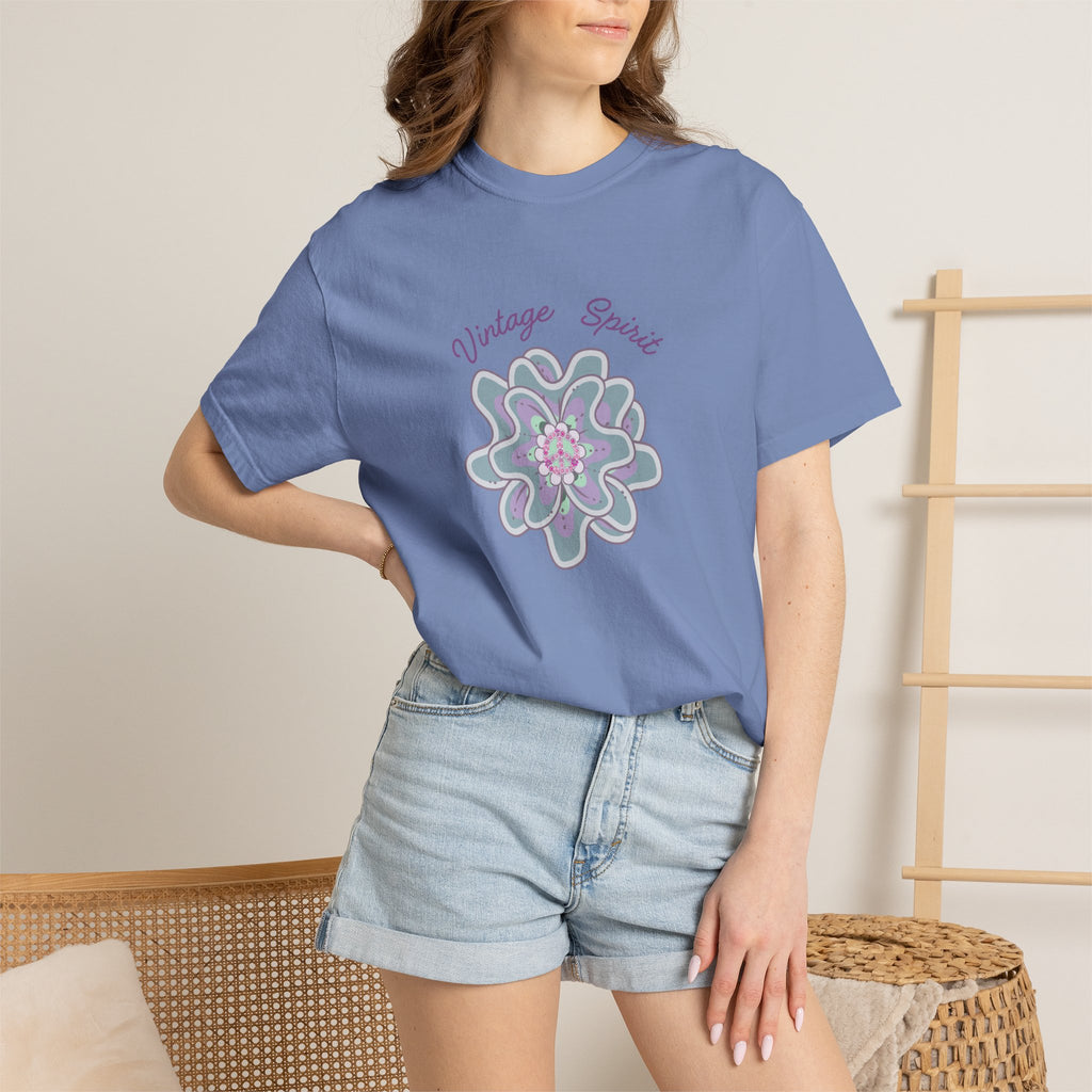 Peace and Love Vintage Spirit Floral T-Shirt -- For Her