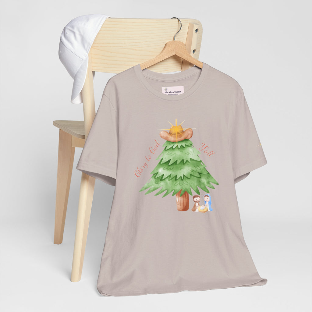 Glory to God Y'all | Women's Faith-Forward Cotton Tee