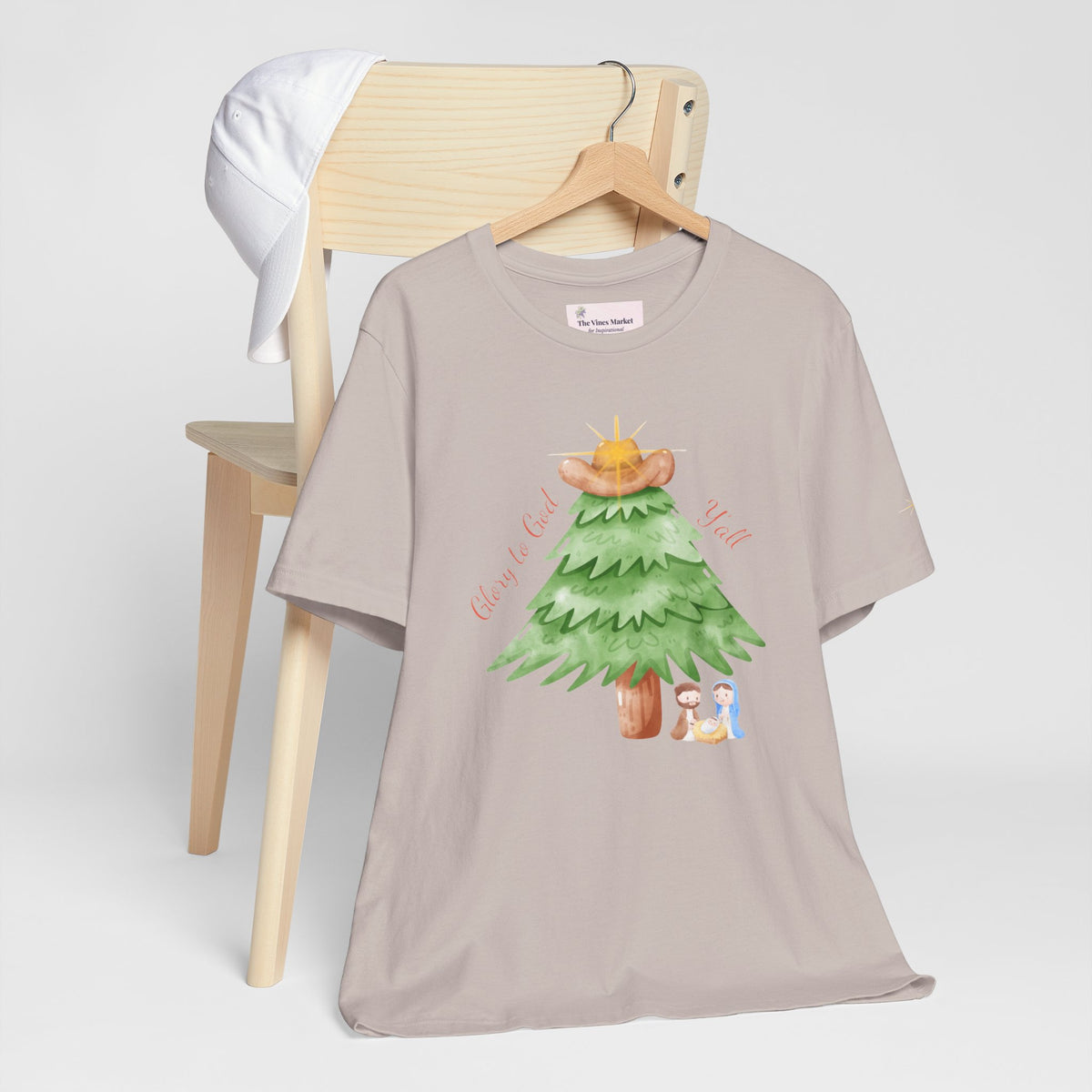 Glory to God Y'all | Women's Faith-Forward Cotton Tee