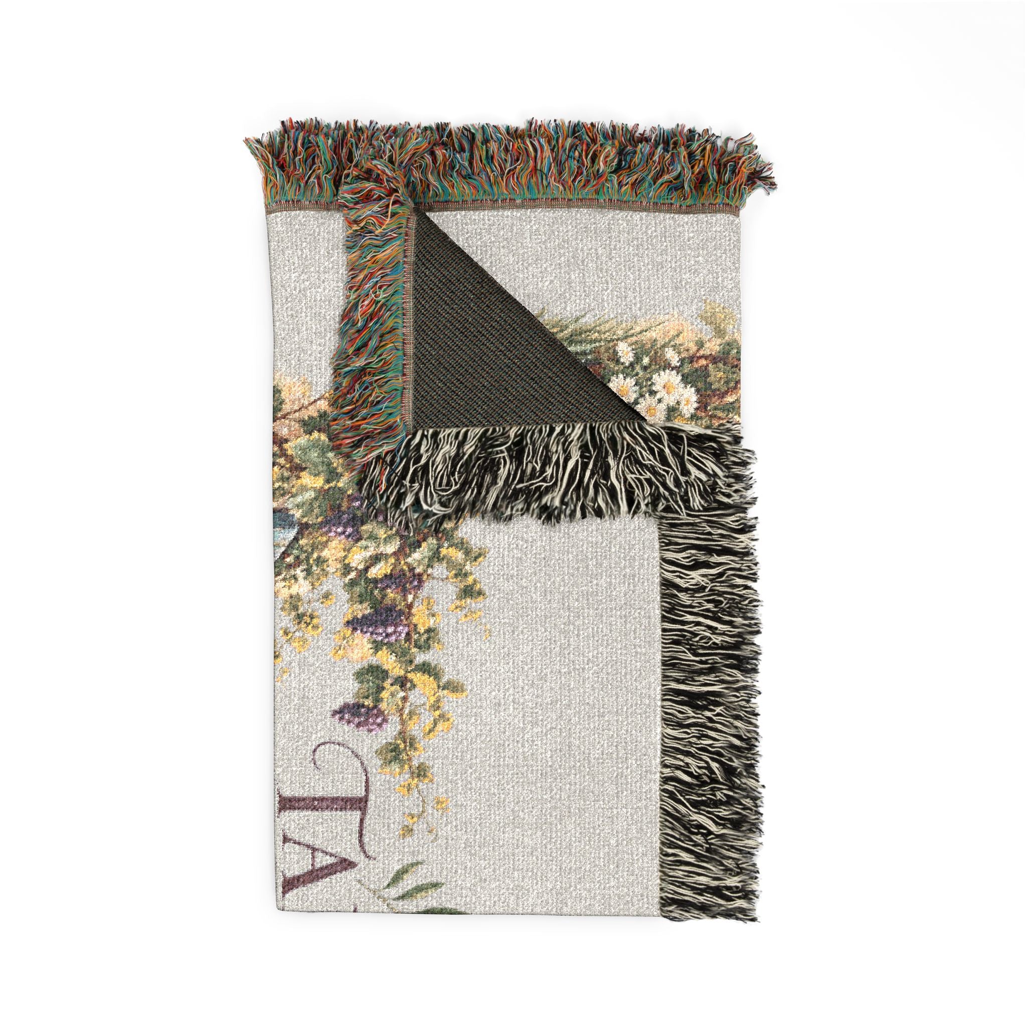 The Vineyard Covenant: Sarah’s Song — Woven Throw Blanket