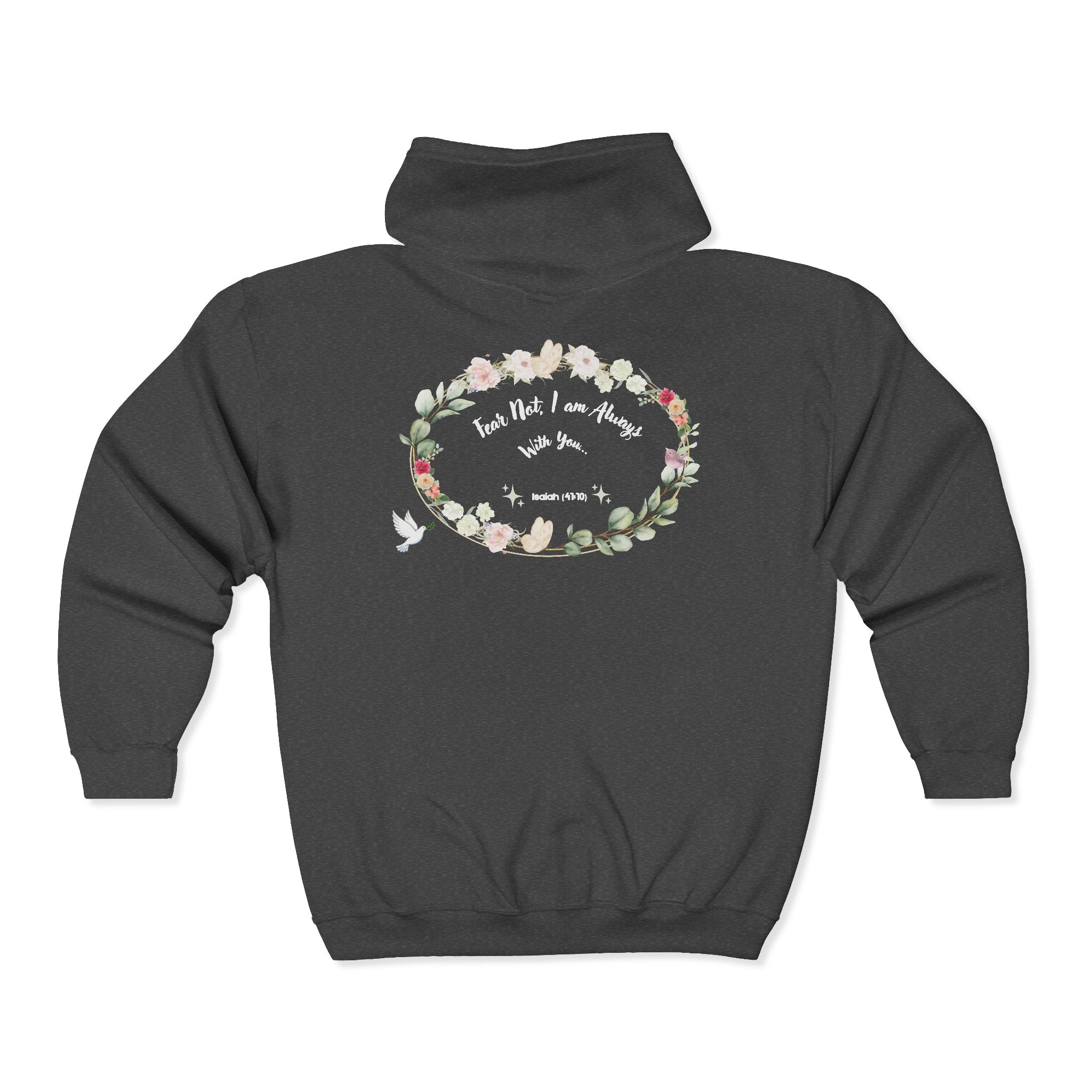 Women's "Fear Not" Heavy Blend™ Full Zip Hooded Sweatshirt