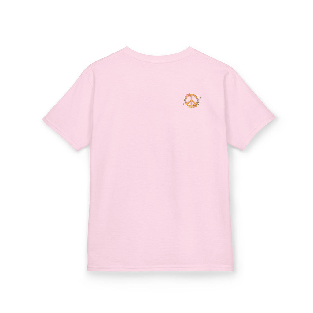 Kids Unisex Tee:  Peace and Love