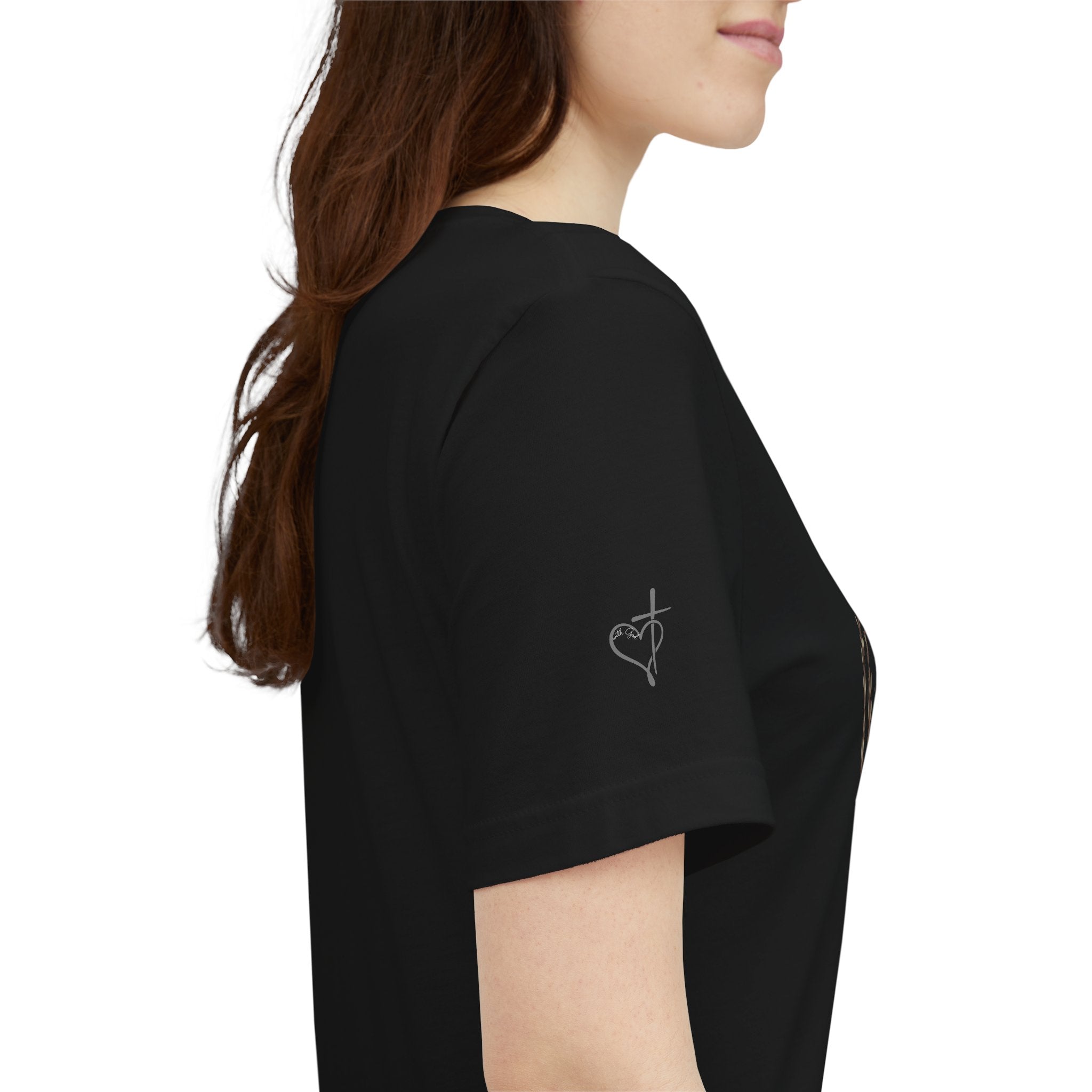 Cozy Peaceful Relaxed UnisexTee Shirt....In Balance With God;  Moonlit,