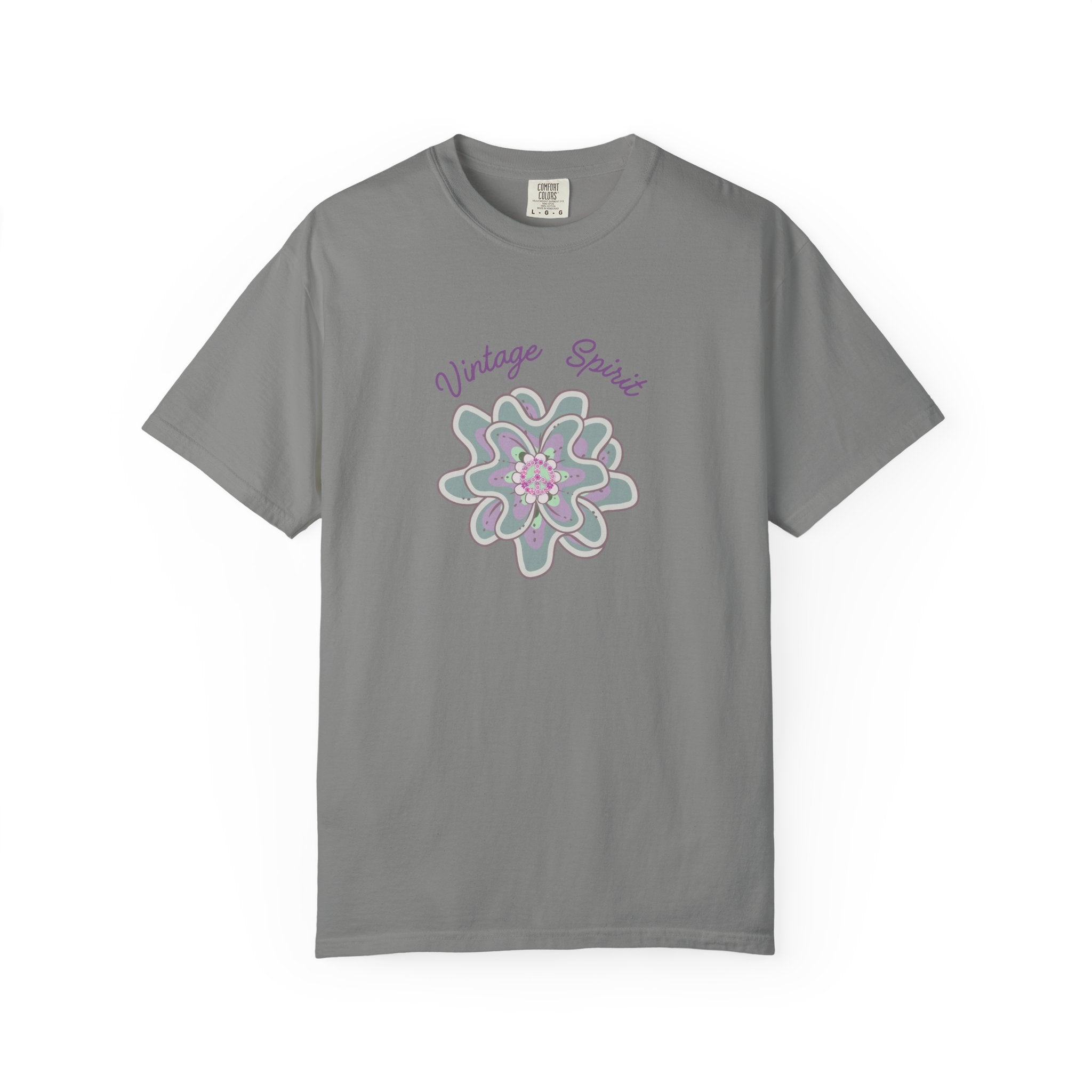 Peace and Love Vintage Spirit Floral T-Shirt -- For Her