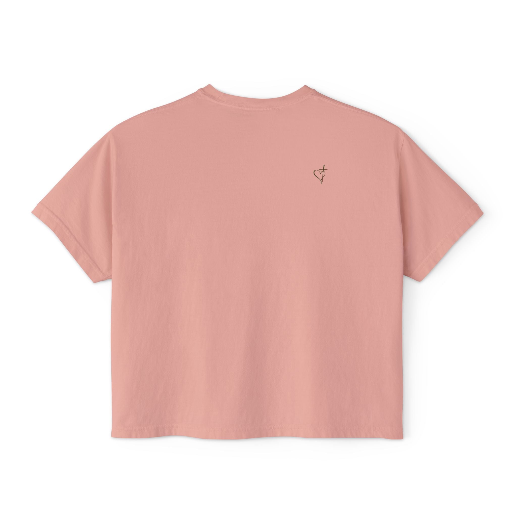 I Am With You Always" Multilingual Cropped Tee Adult Female