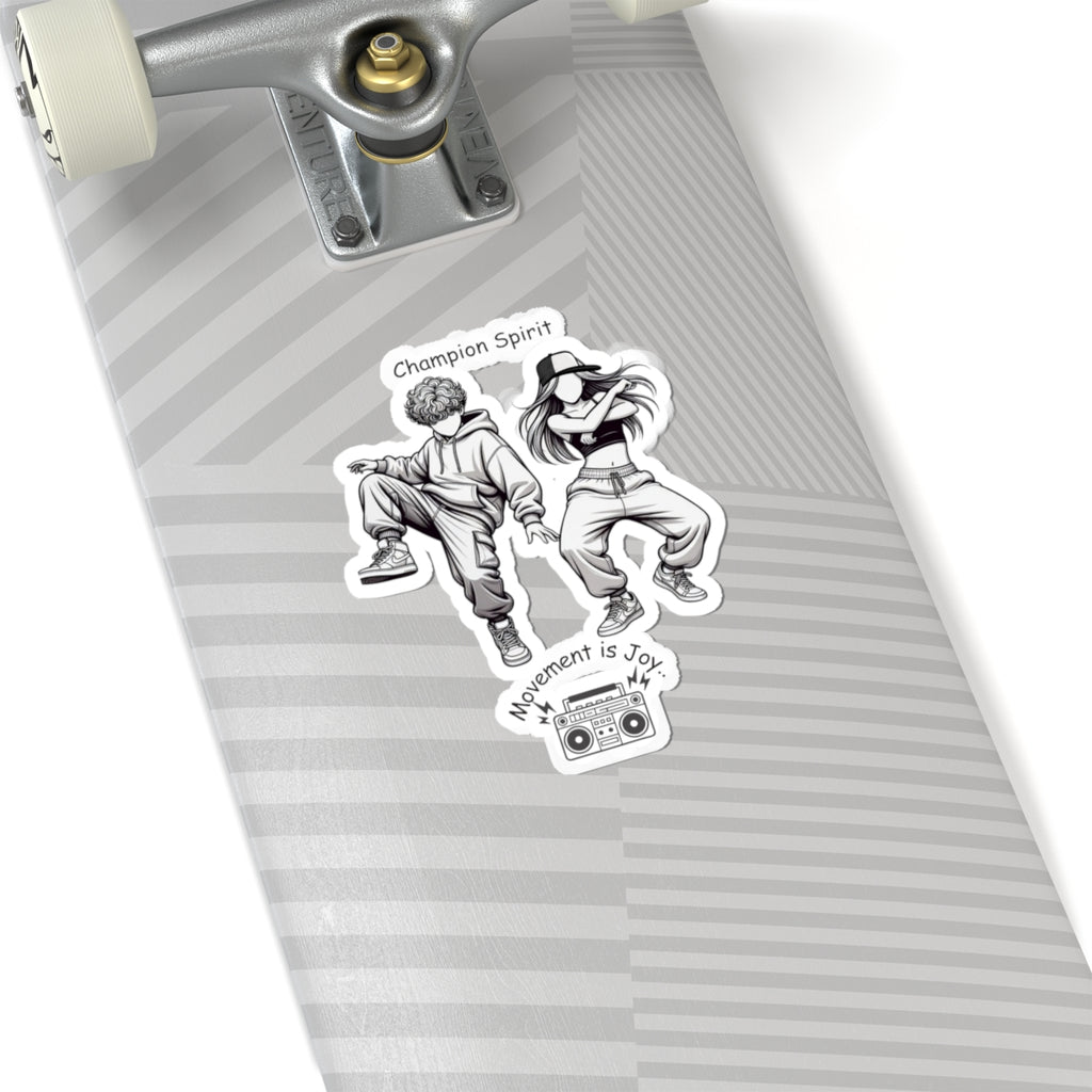Hip Hop "Move with Joy Vinyl Sticker