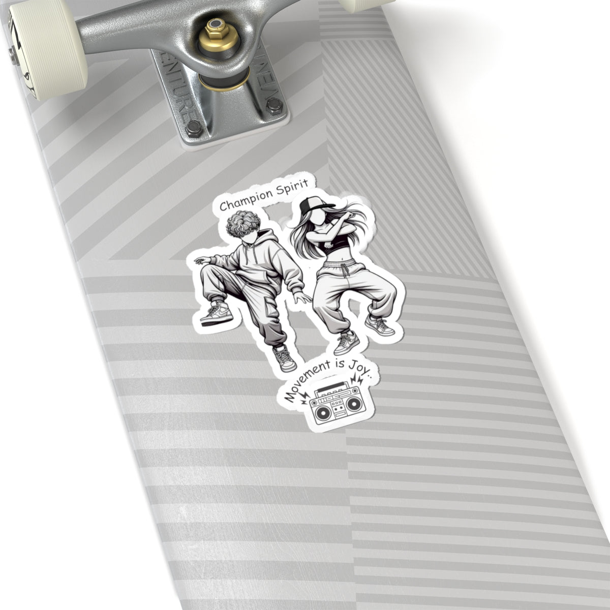 Hip Hop "Move with Joy Vinyl Sticker