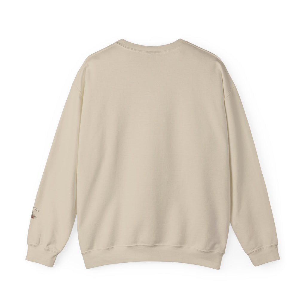 Merry & Bright & Blessed | Women's Christmas Crewneck Sweatshirt